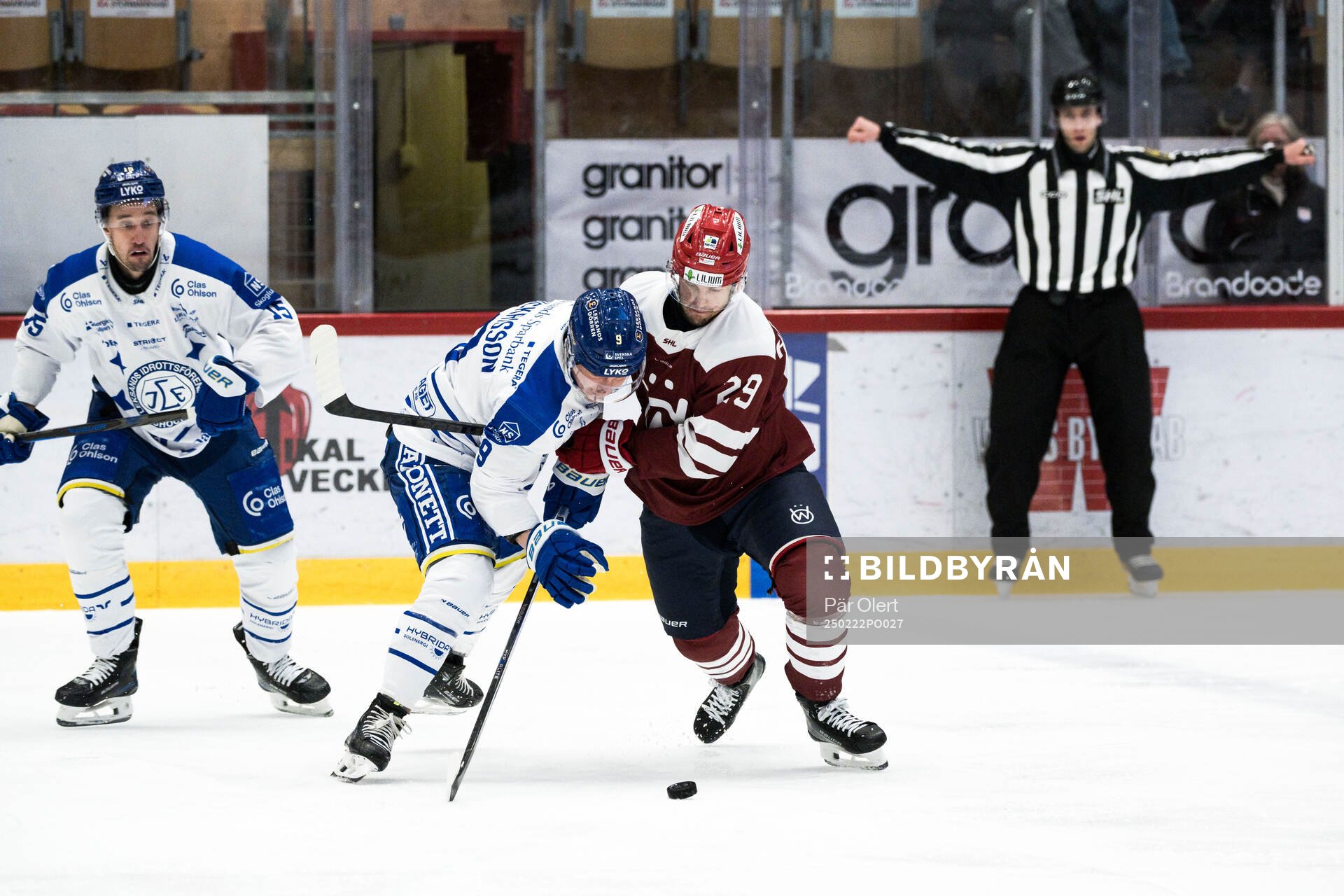 Leksands Patrik Zackrisson och Timrås Filip Hållander