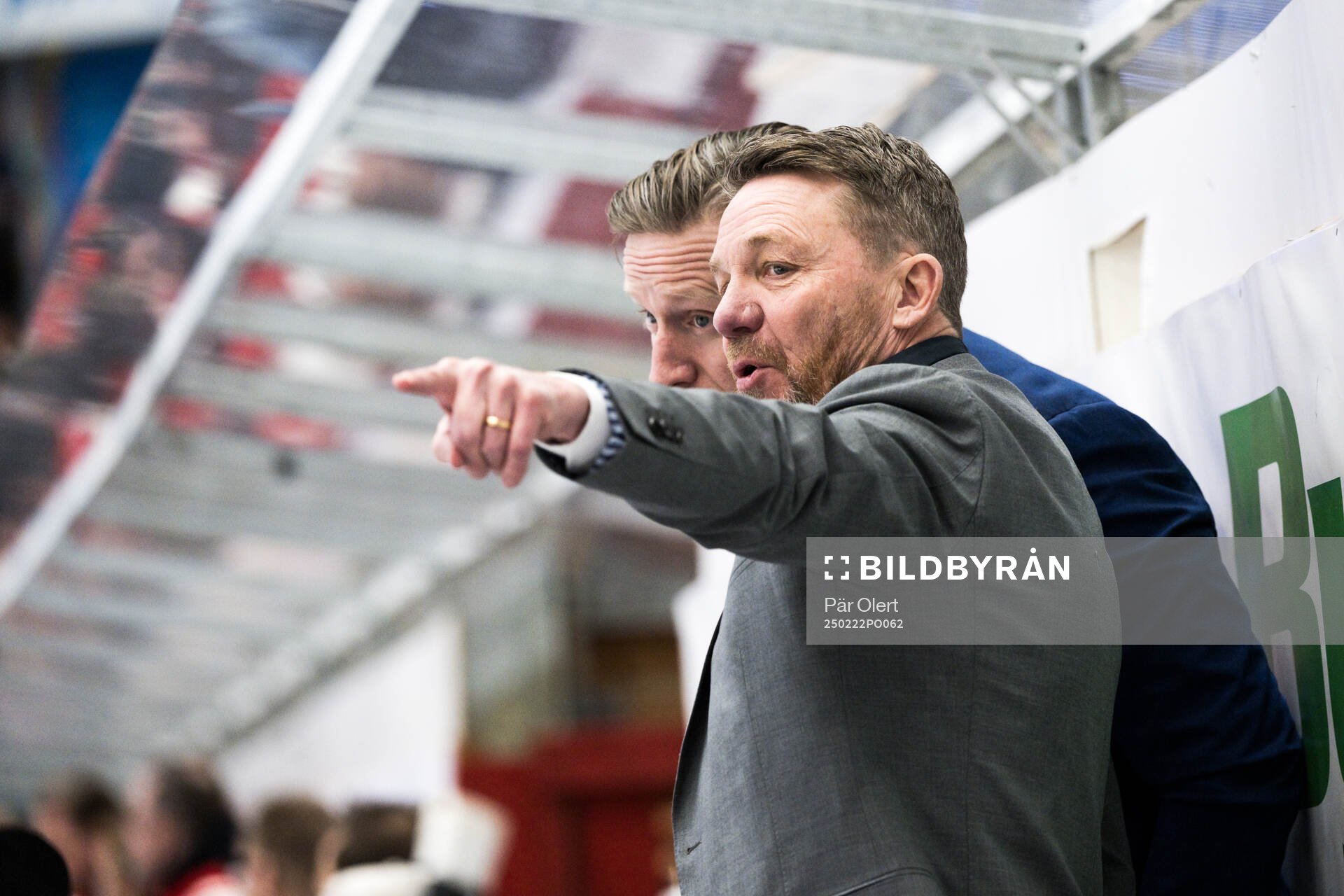 Leksands tränare Charles Berglund