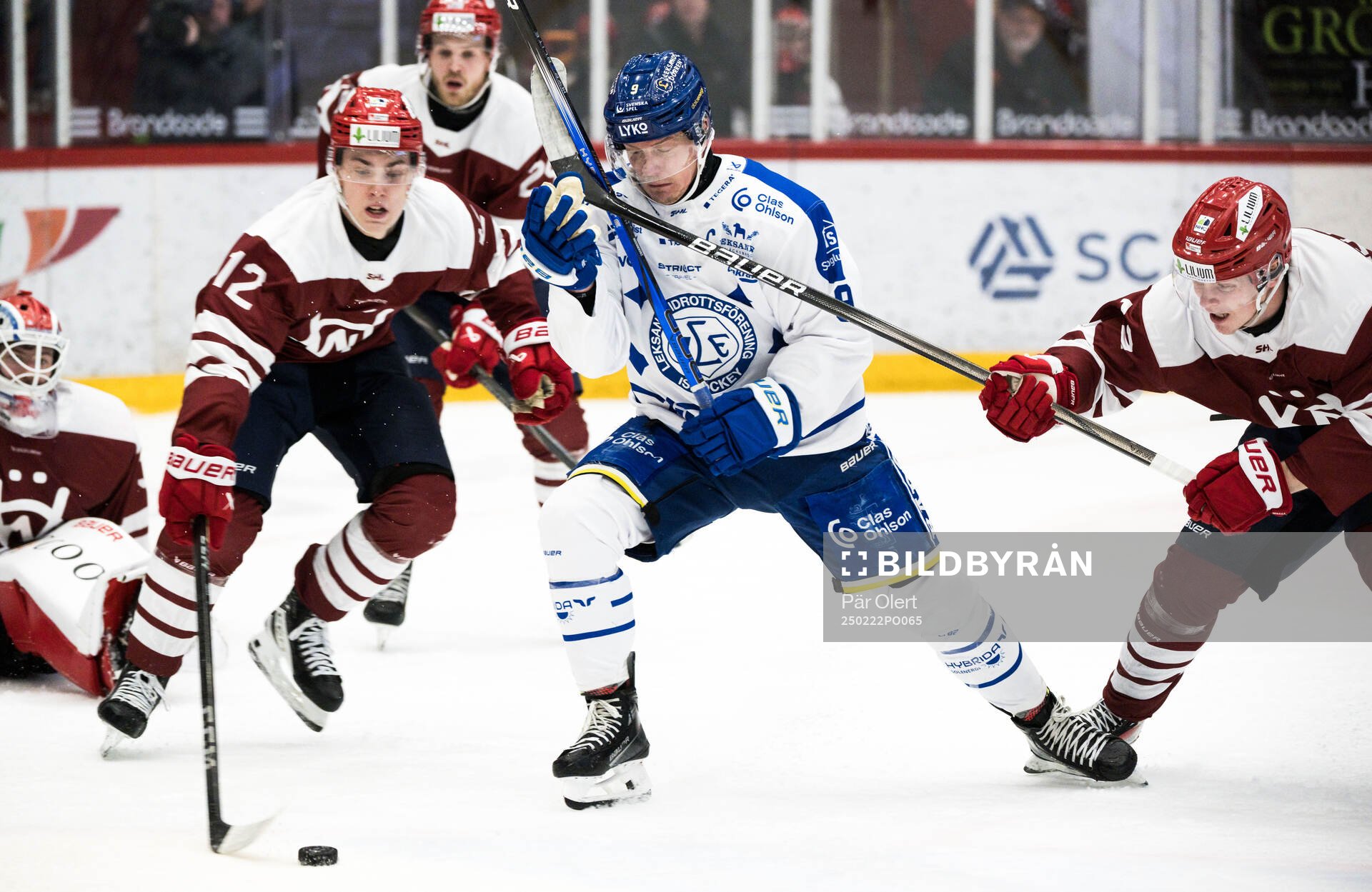 Leksands Patrik Zackrisson och Timrås Linus Eriksson