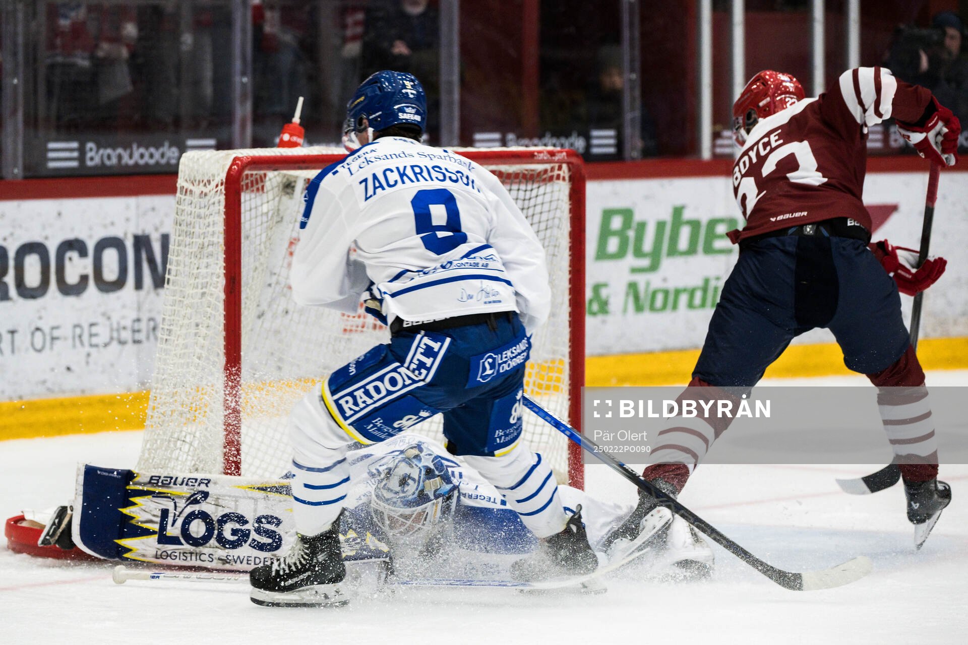 Timrås Jeremy Boyce-Rotevall, Leksands Patrik Zackrisson
