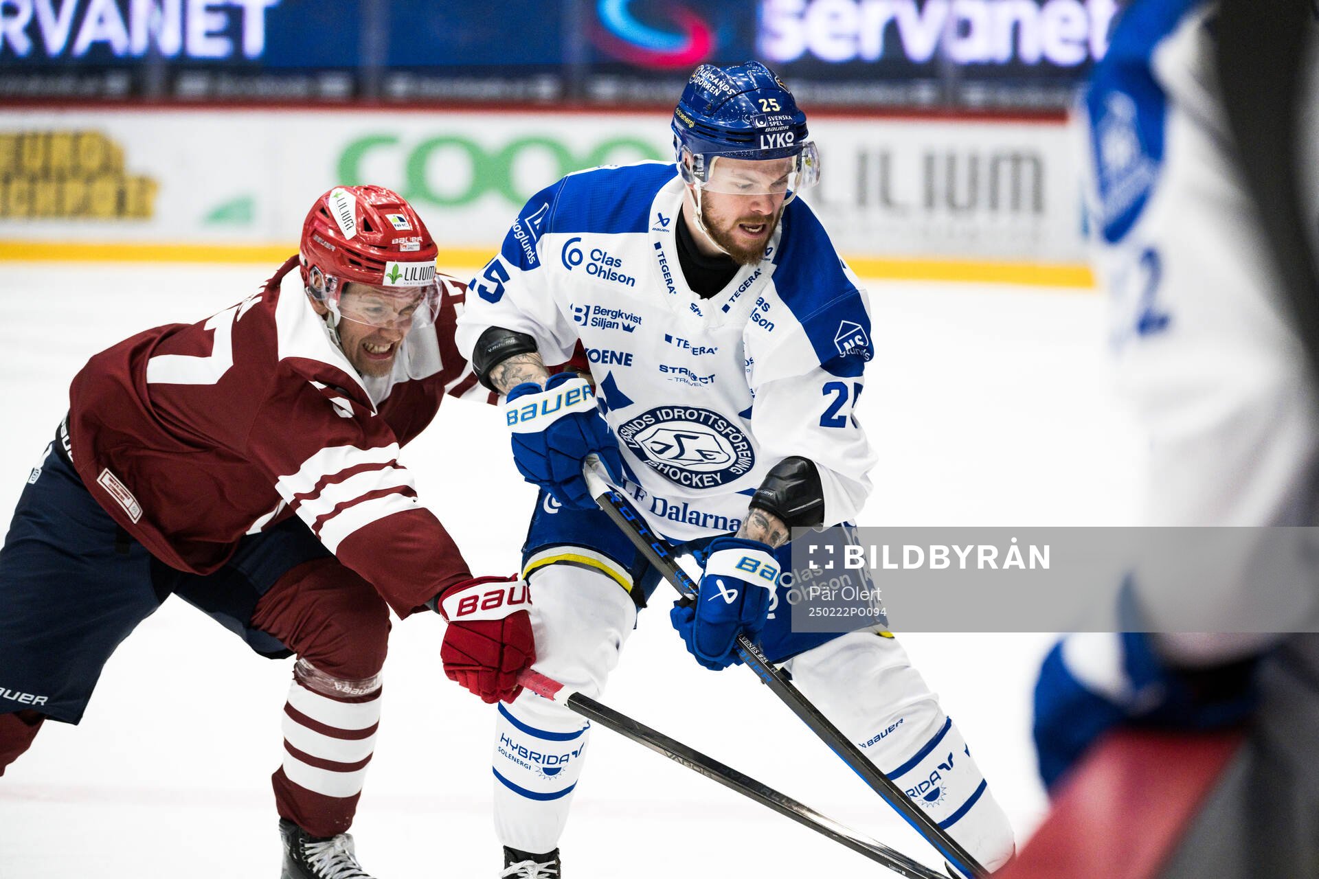 Timrås Anton Wedin och Leksands Lucas Elvenes