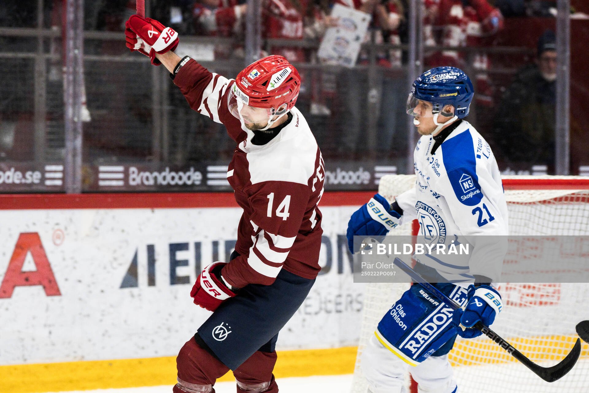 Timrås Emil Pettersson jublar