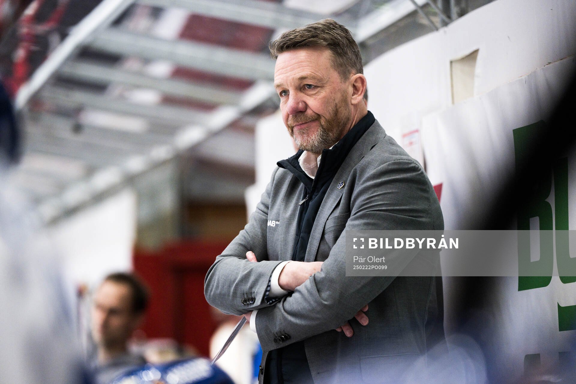Leksands tränare Charles Berglund