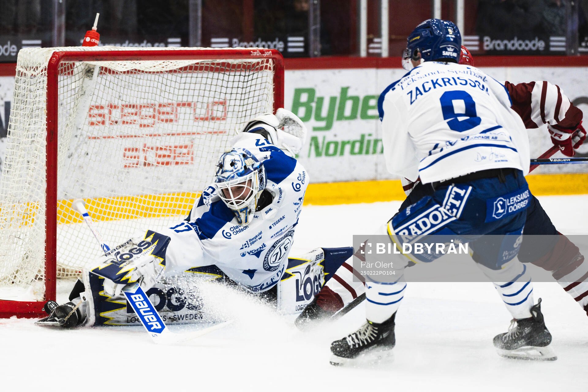 Leksands målvakt Jakob Hellsten