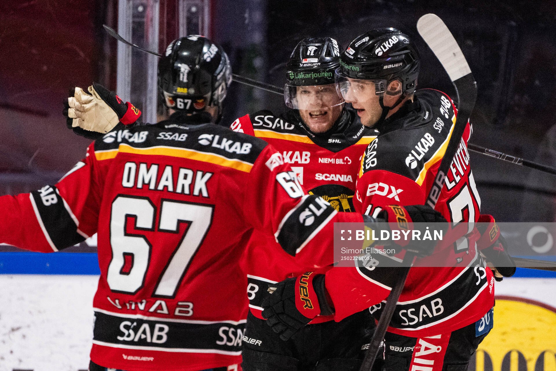 Luleås Brian O'neil jublar