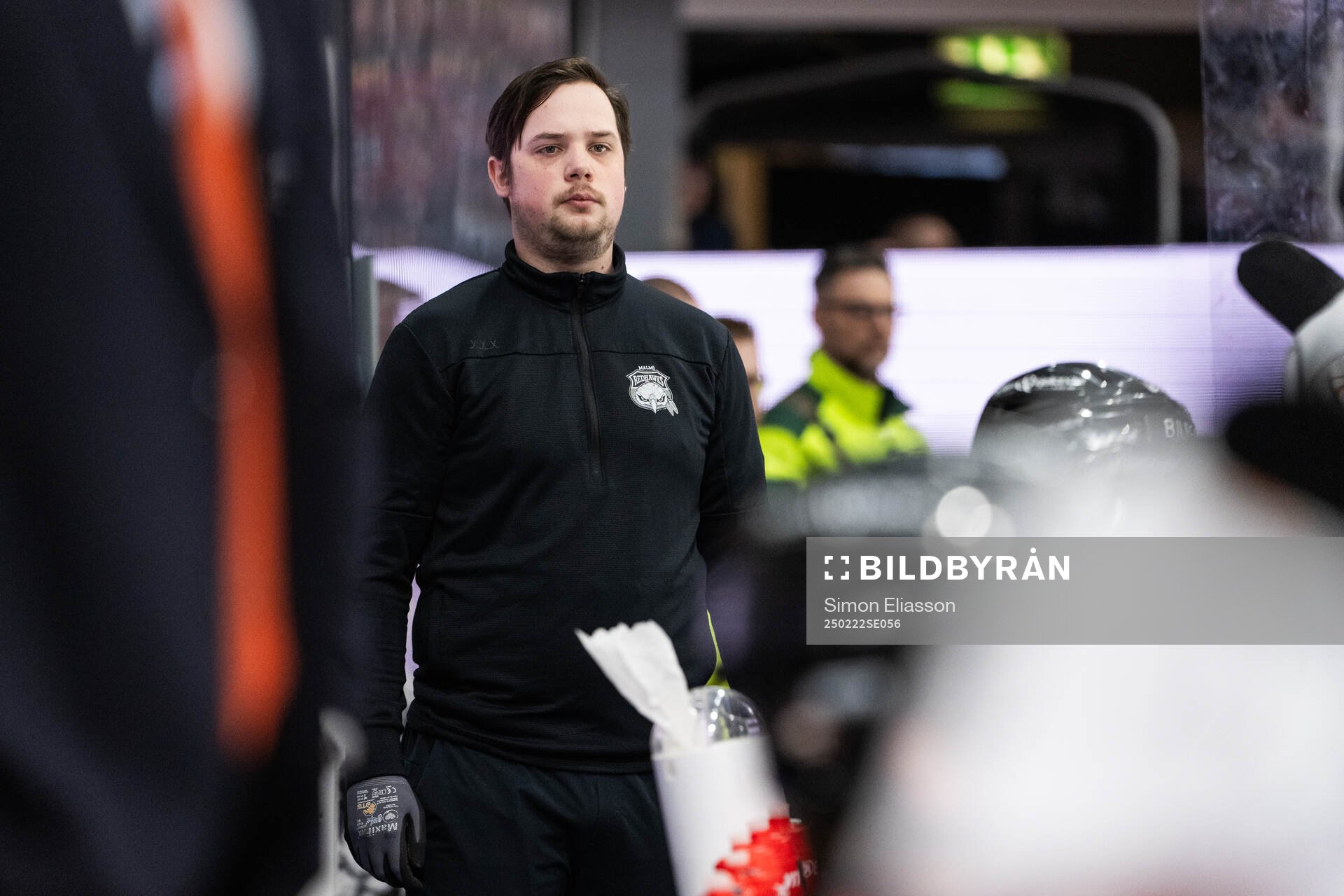 Malmö Redhawks materialförvaltare Filip Torstensson