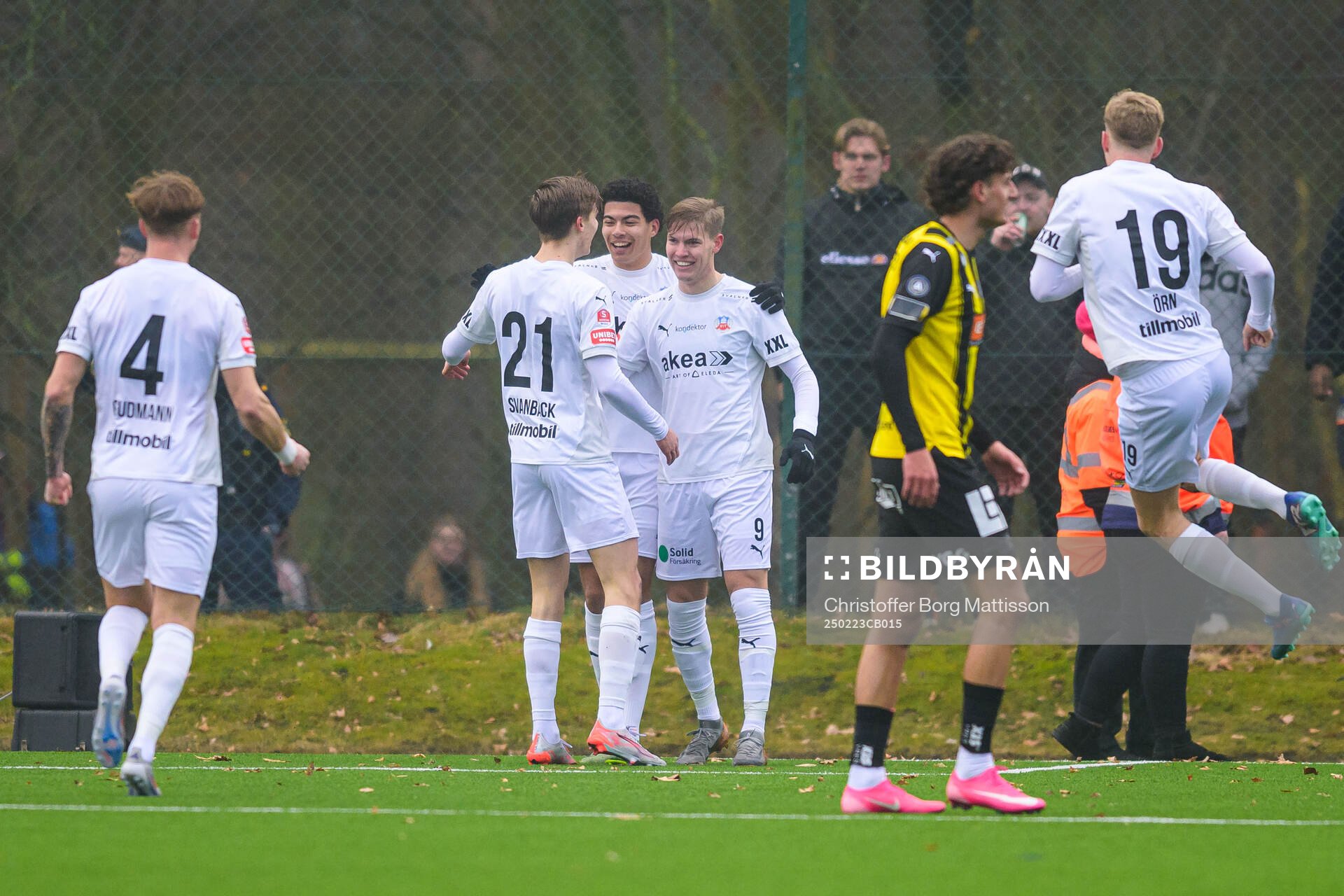 Helsingborgs Taylor Silverholt jublar