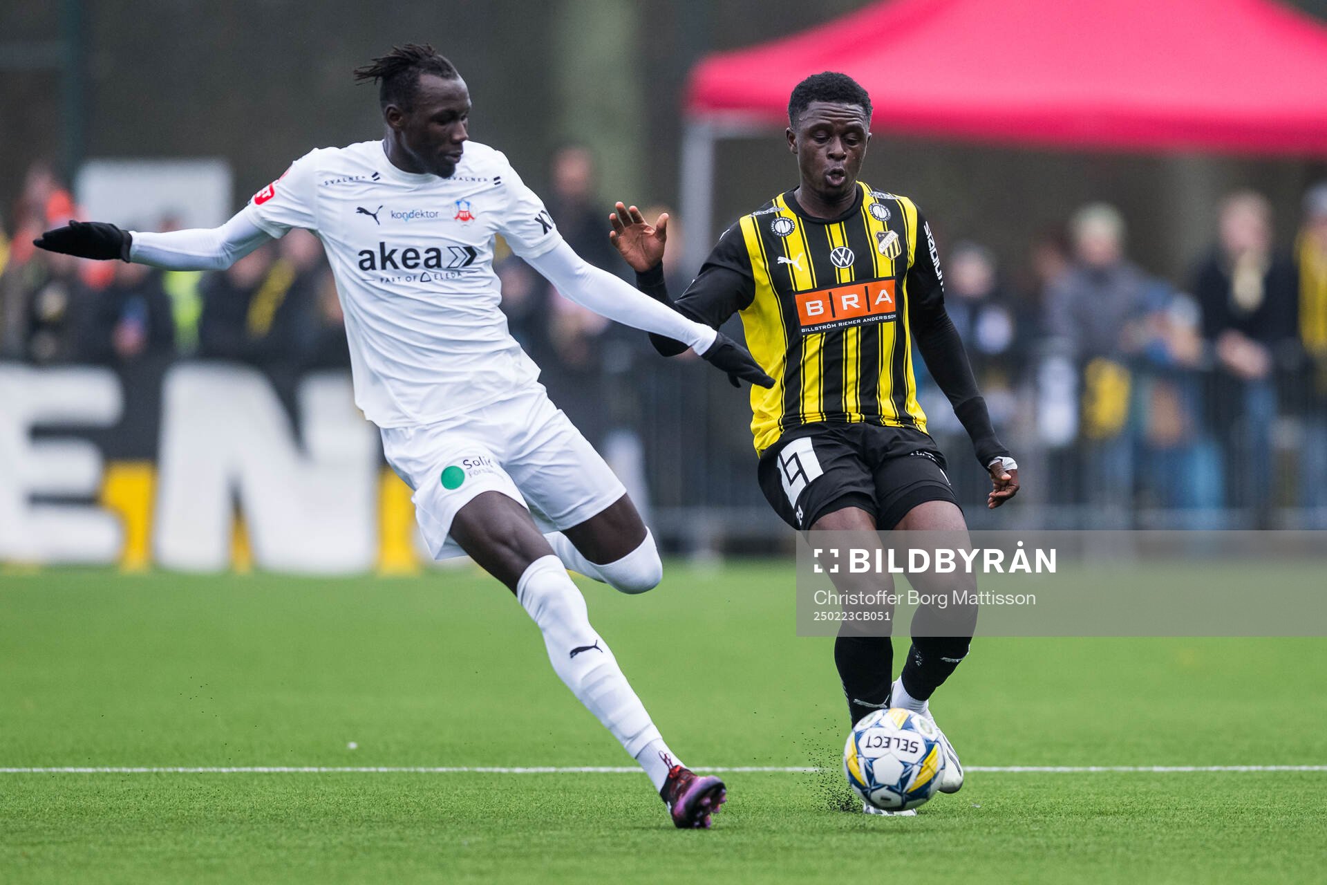 Helsingborgs Ebrima Bajo och Häckens Zeidane Inoussa