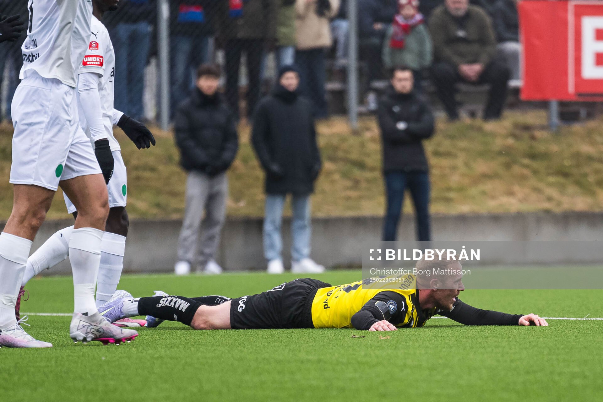 Häckens Mikkel Rygaard Jensen deppar