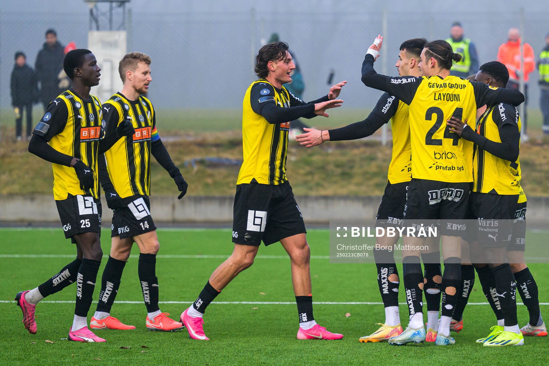 Häckens Zeidane Inoussa jublar