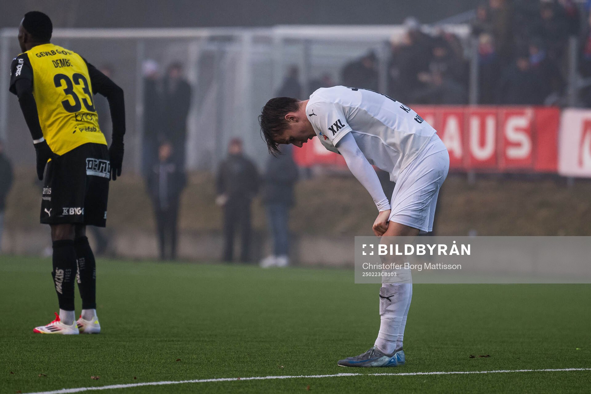 Helsingborgs Lukas Kjellnäs deppar