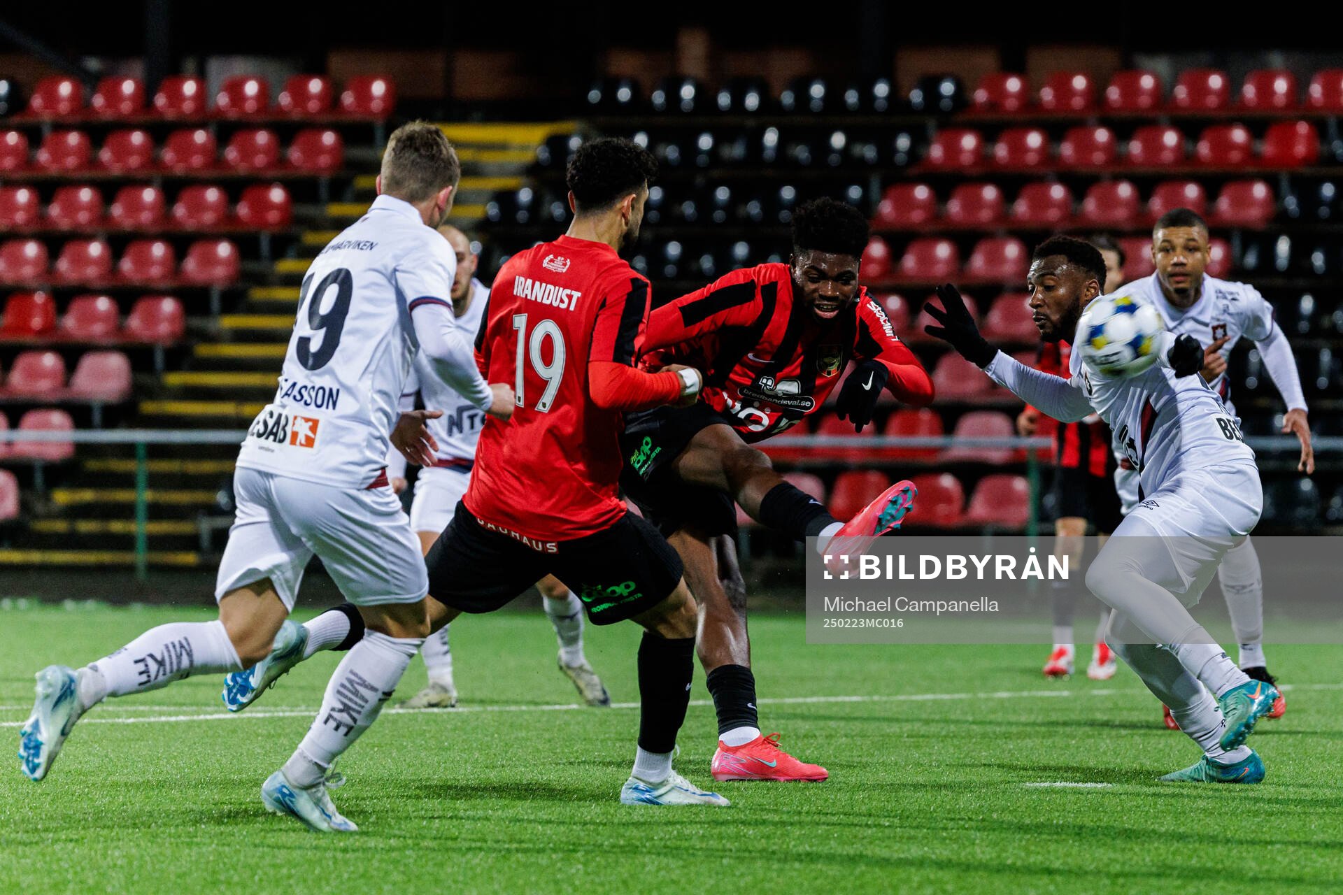 Brommapojkarnas Ezekiel Alladoh and Örgrytes Haladj Maidou