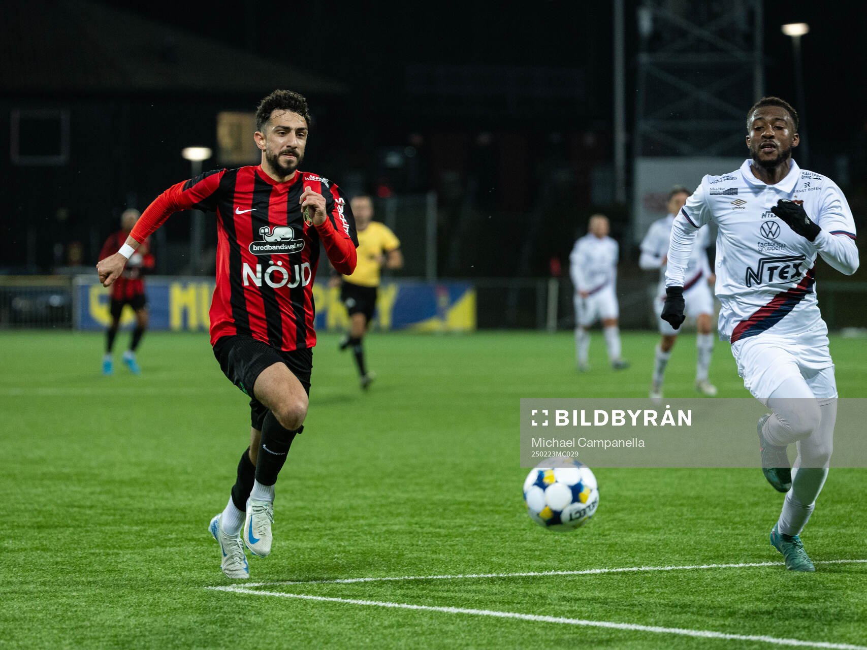 Brommapojkarnas Daleho Irandust och Örgrytes Haladj Maidou