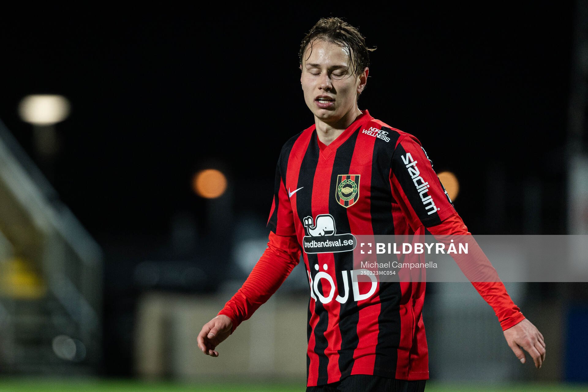 Brommapojkarnas Alex Timossi Andersson deppar