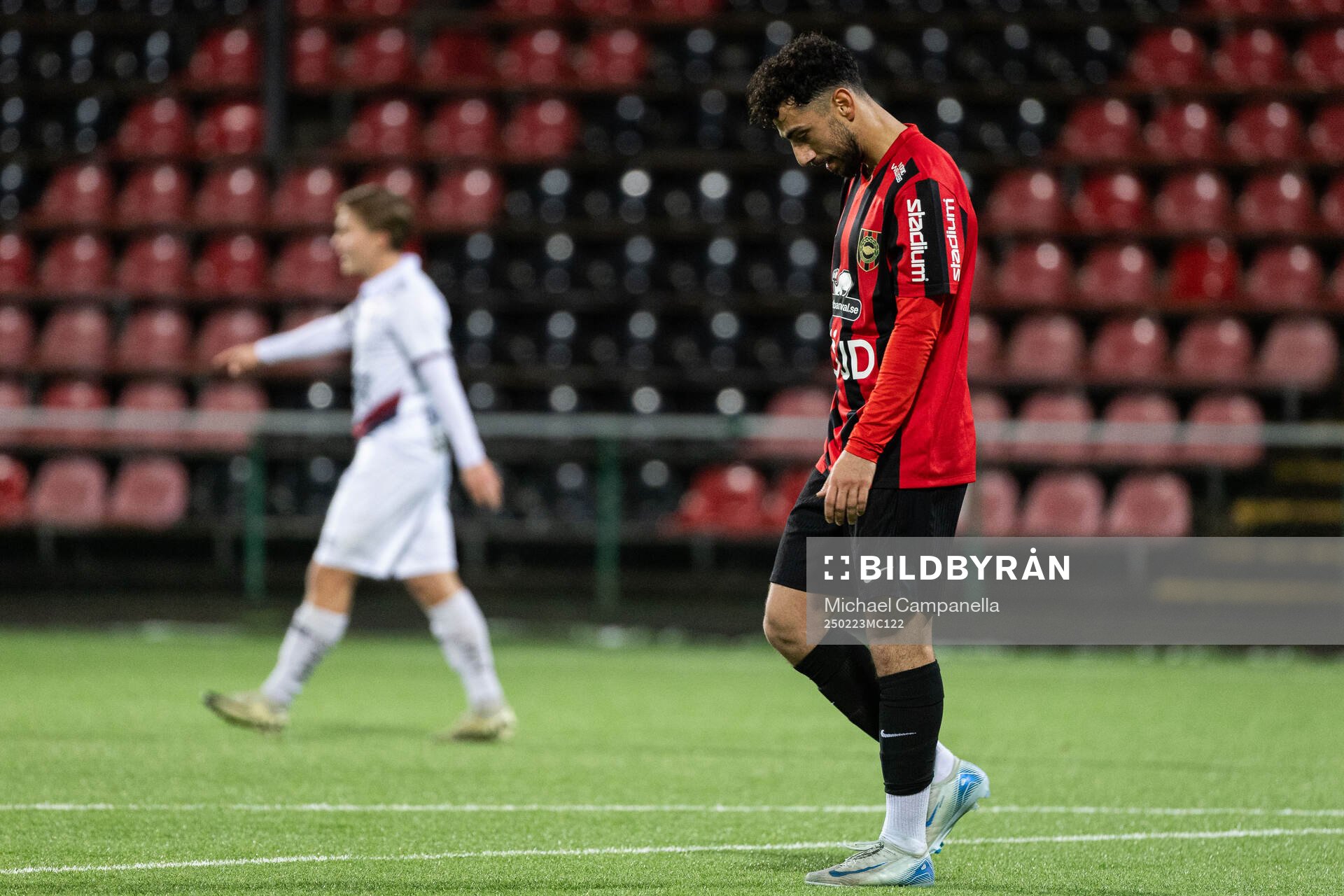 Brommapojkarnas Alex Timossi Andersson deppar