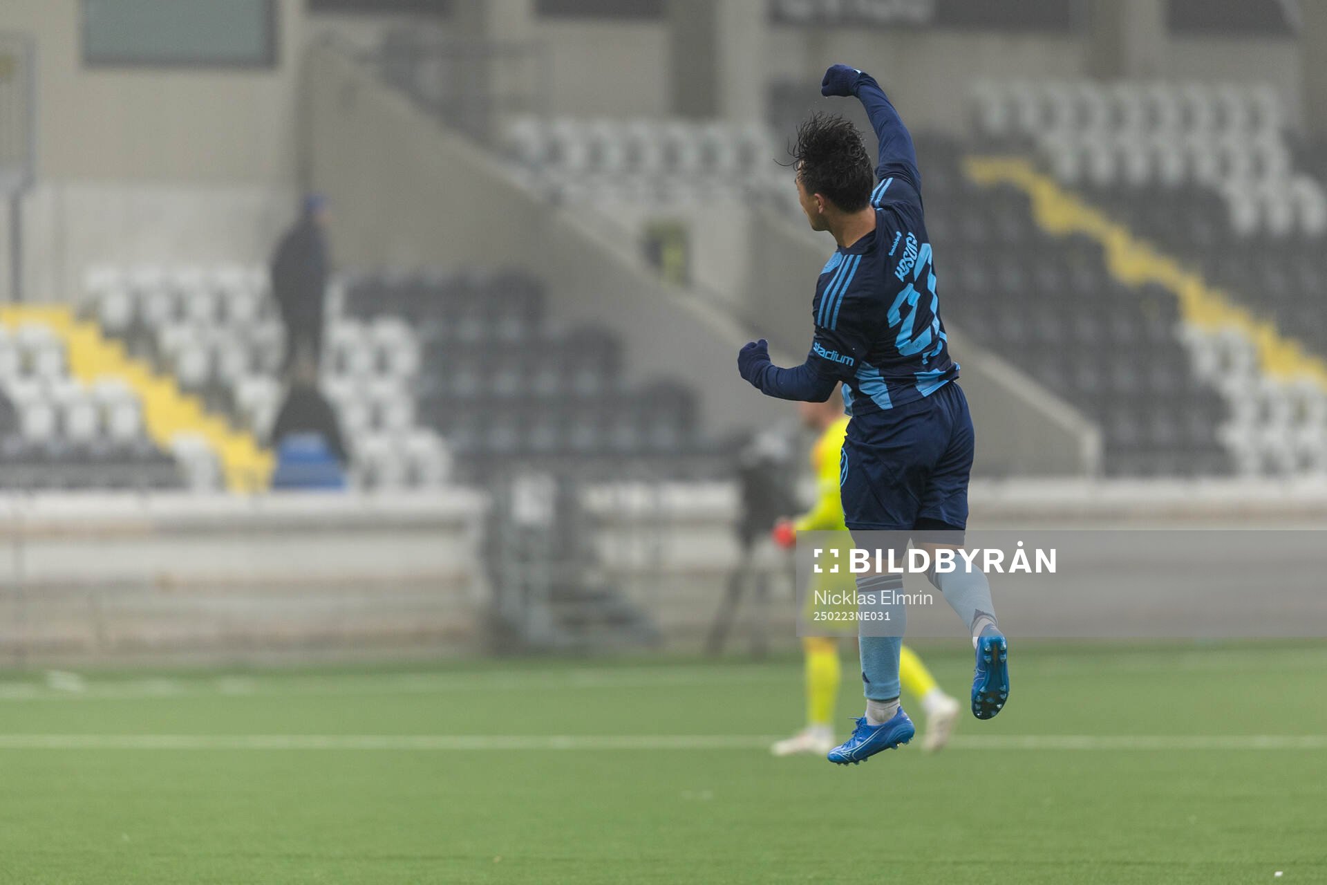 Djurgårdens Keita Kosugi jublar