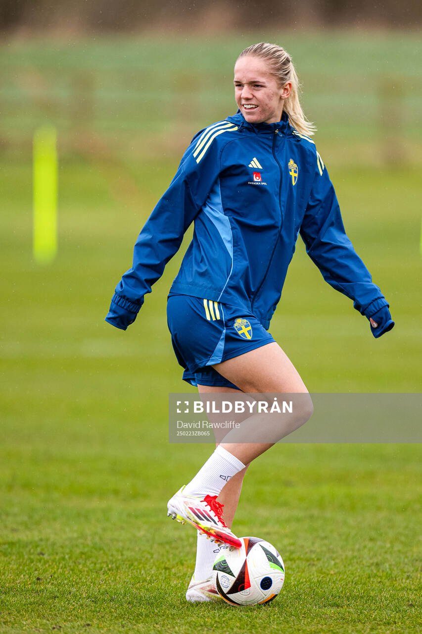 Hanna Lundkvist of the Swedish women's national football