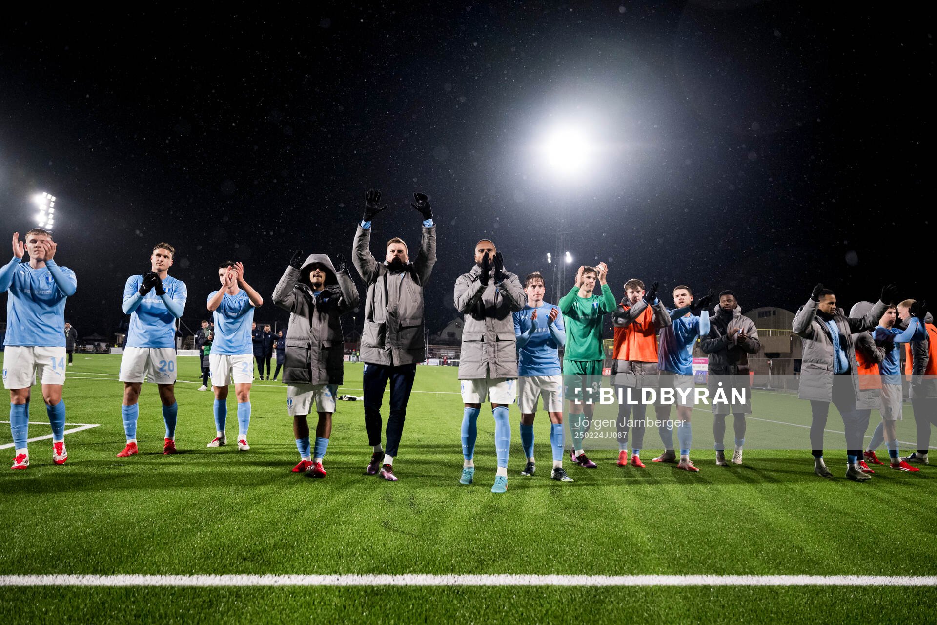 Malmö FFs spelare jublar