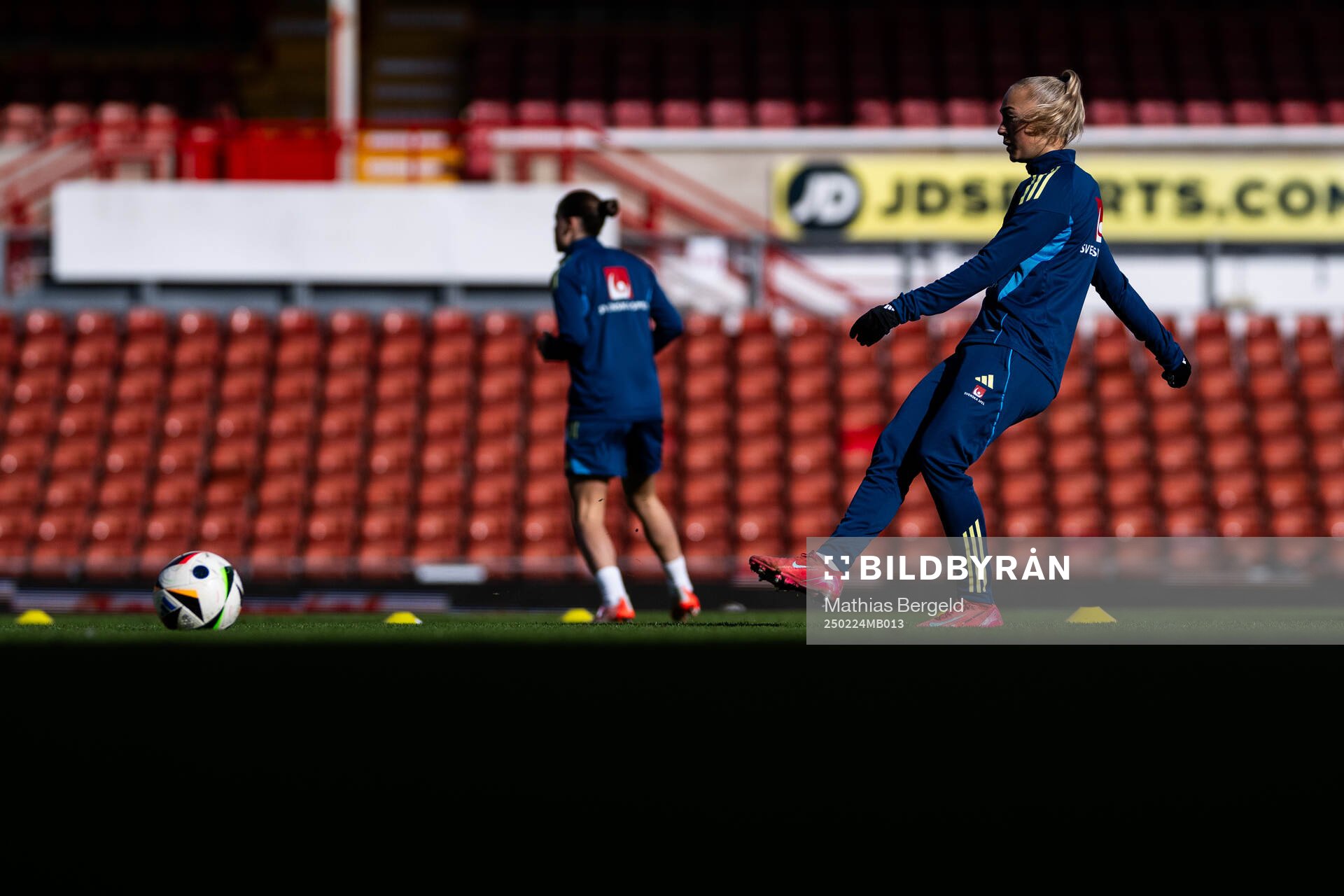 Hanna Bennison of the Swedish women's national football