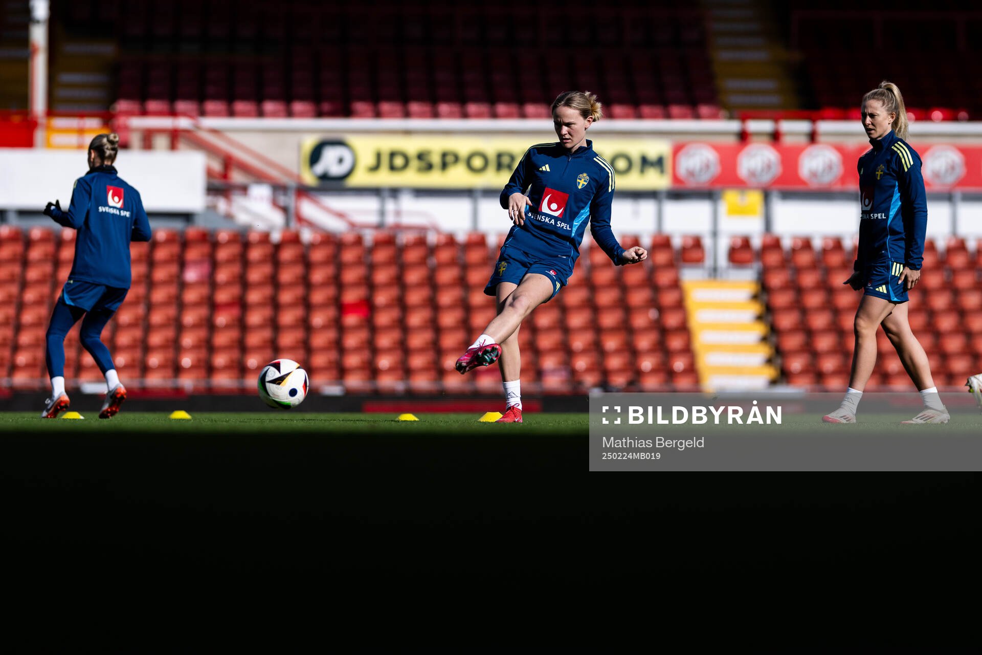 Matilda Vinberg of the Swedish women's national football