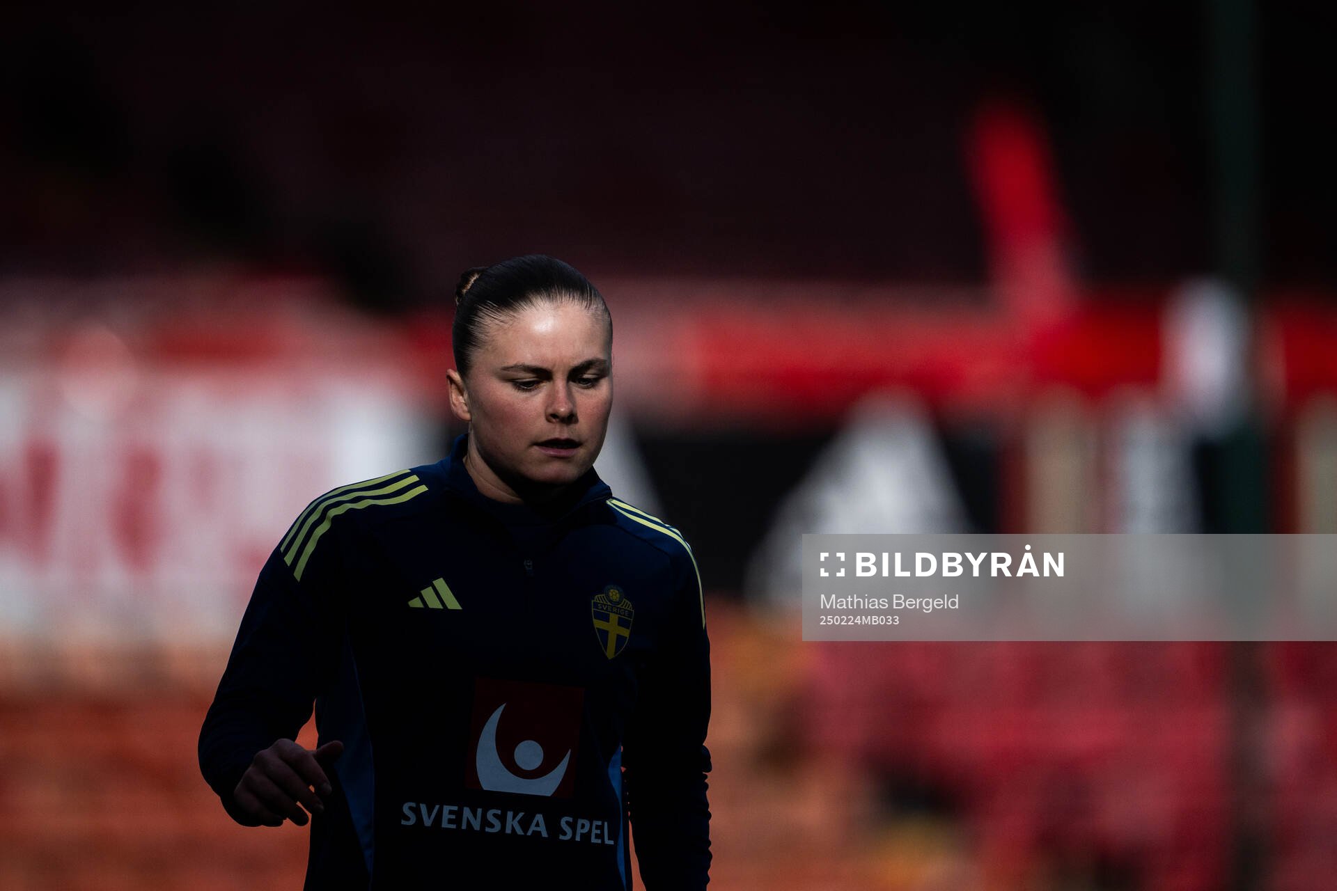 Hanna Wijk of the Swedish women's national football team at