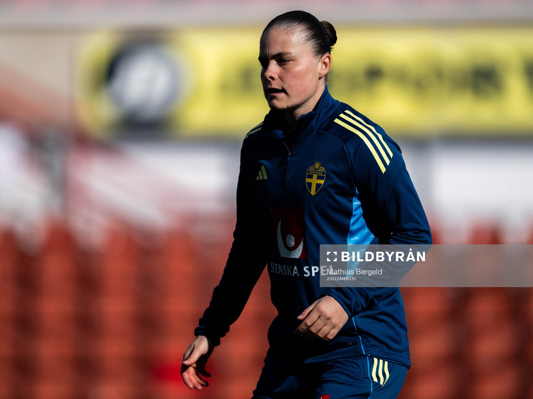 Hanna Wijk of the Swedish women's national football team at