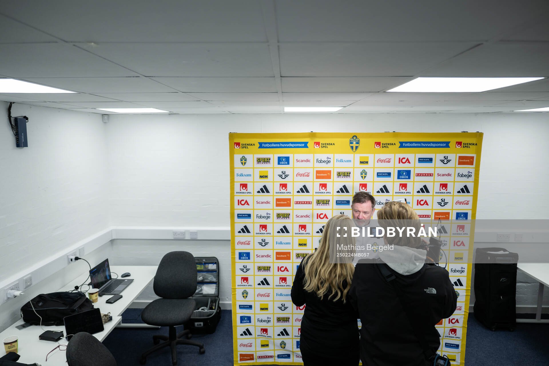 Head coach Peter Gerhardsson of the Swedish women's