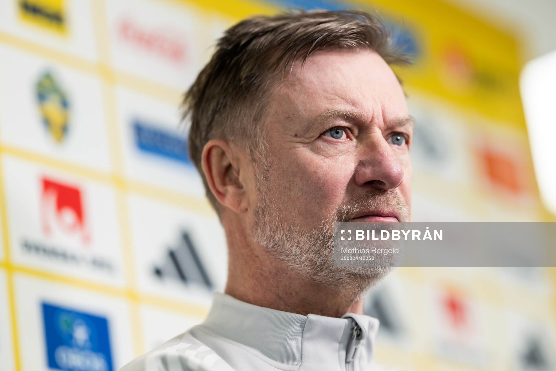 Head coach Peter Gerhardsson of the Swedish women's