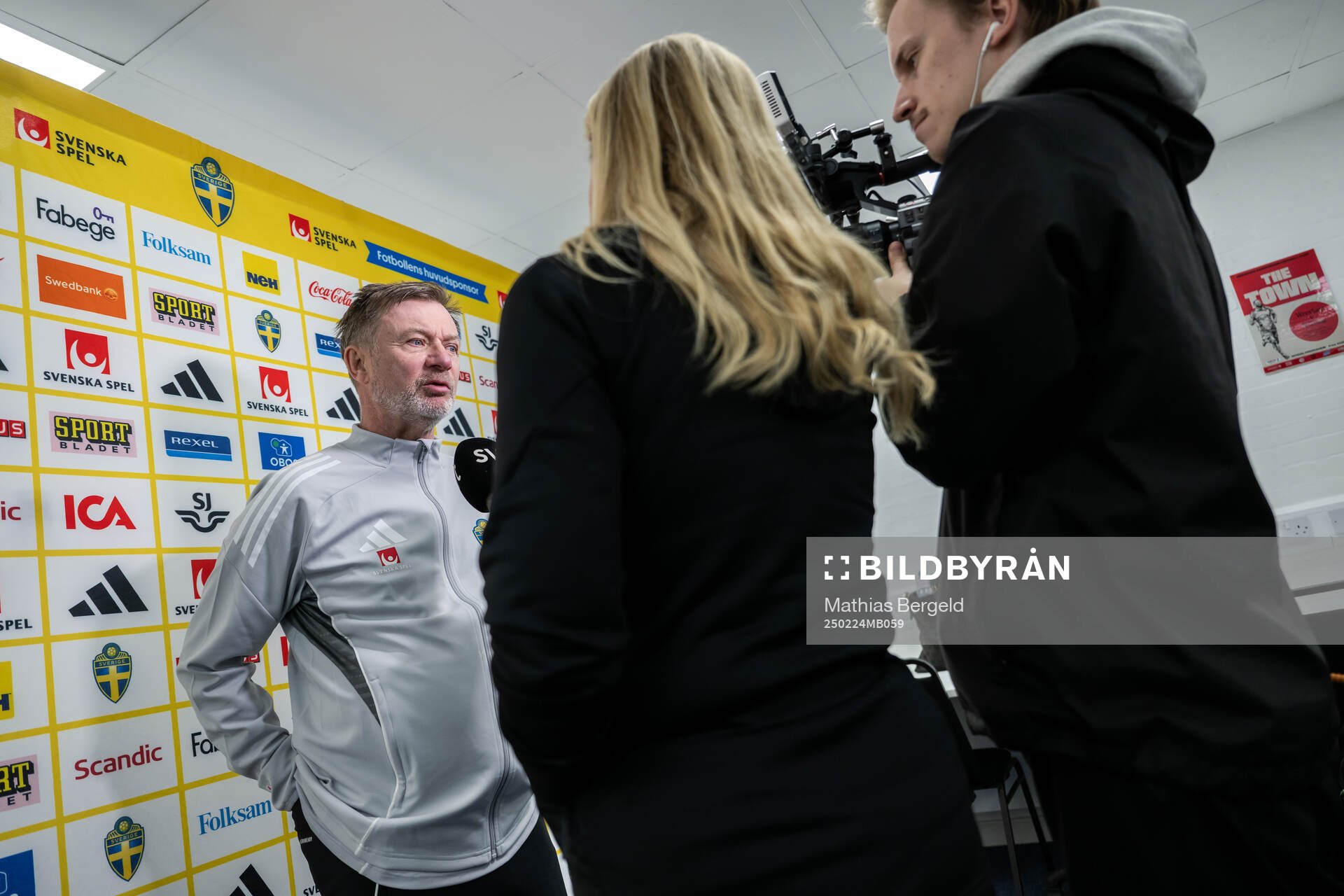 Head coach Peter Gerhardsson of the Swedish women's