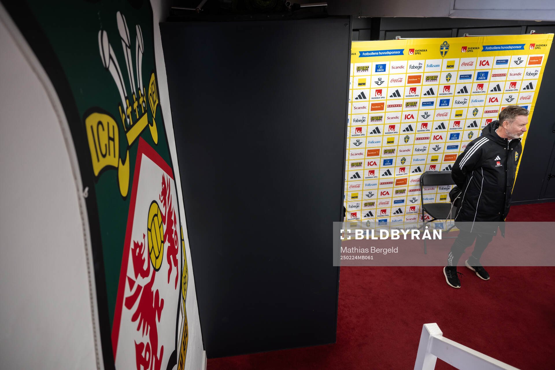 Head coach Peter Gerhardsson of the Swedish women's