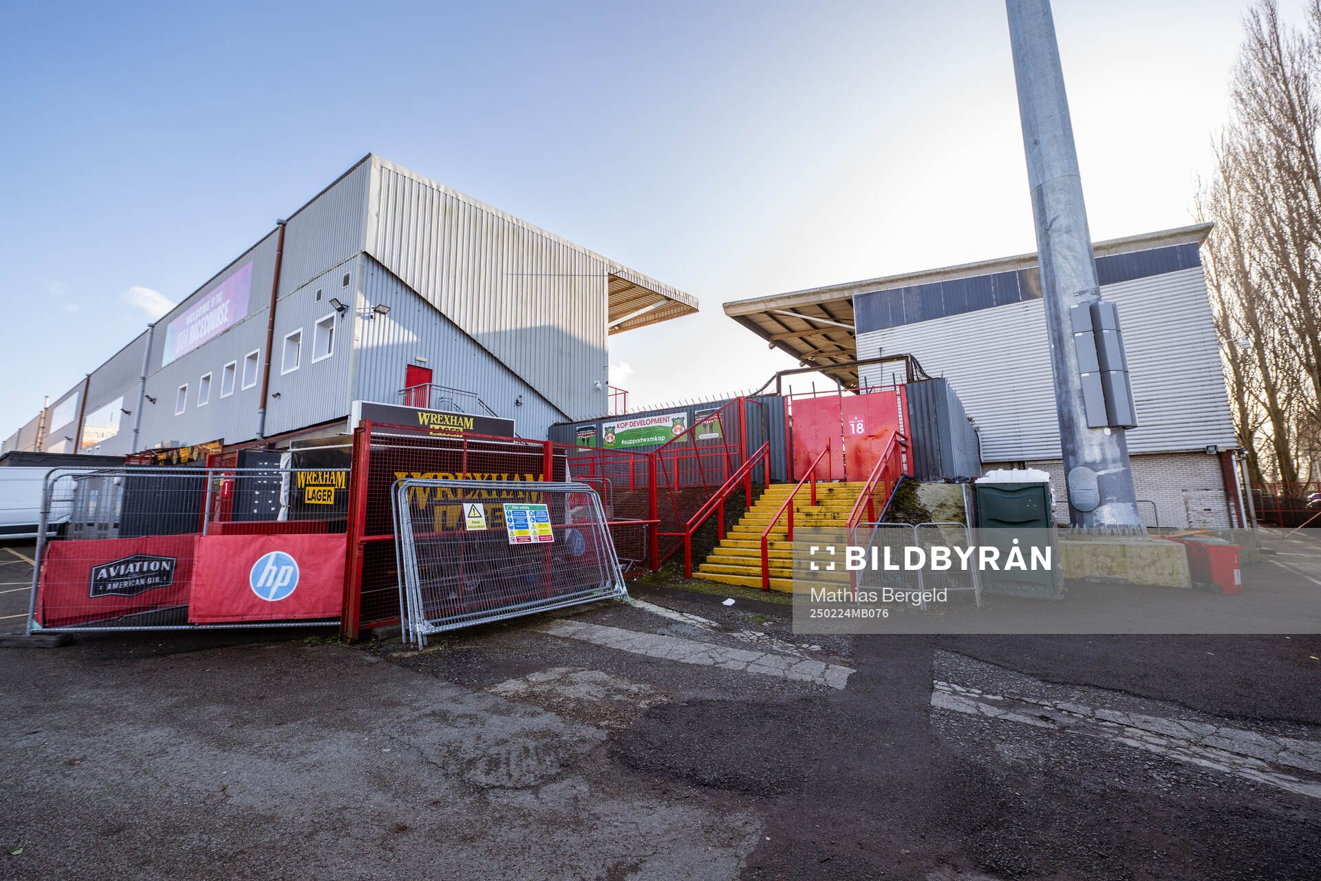 General exterior view of Racecourse Ground