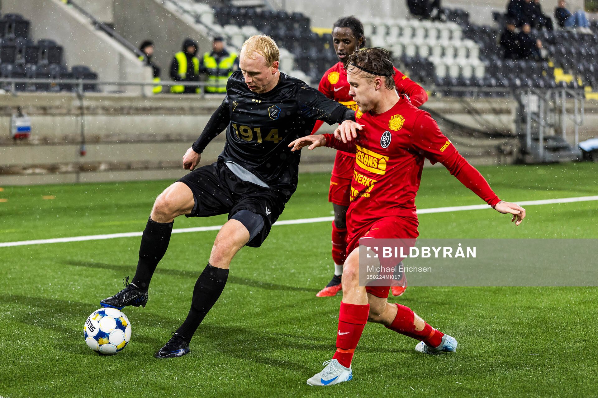 Halmstads André Boman och Landskronas Vincent Sundberg