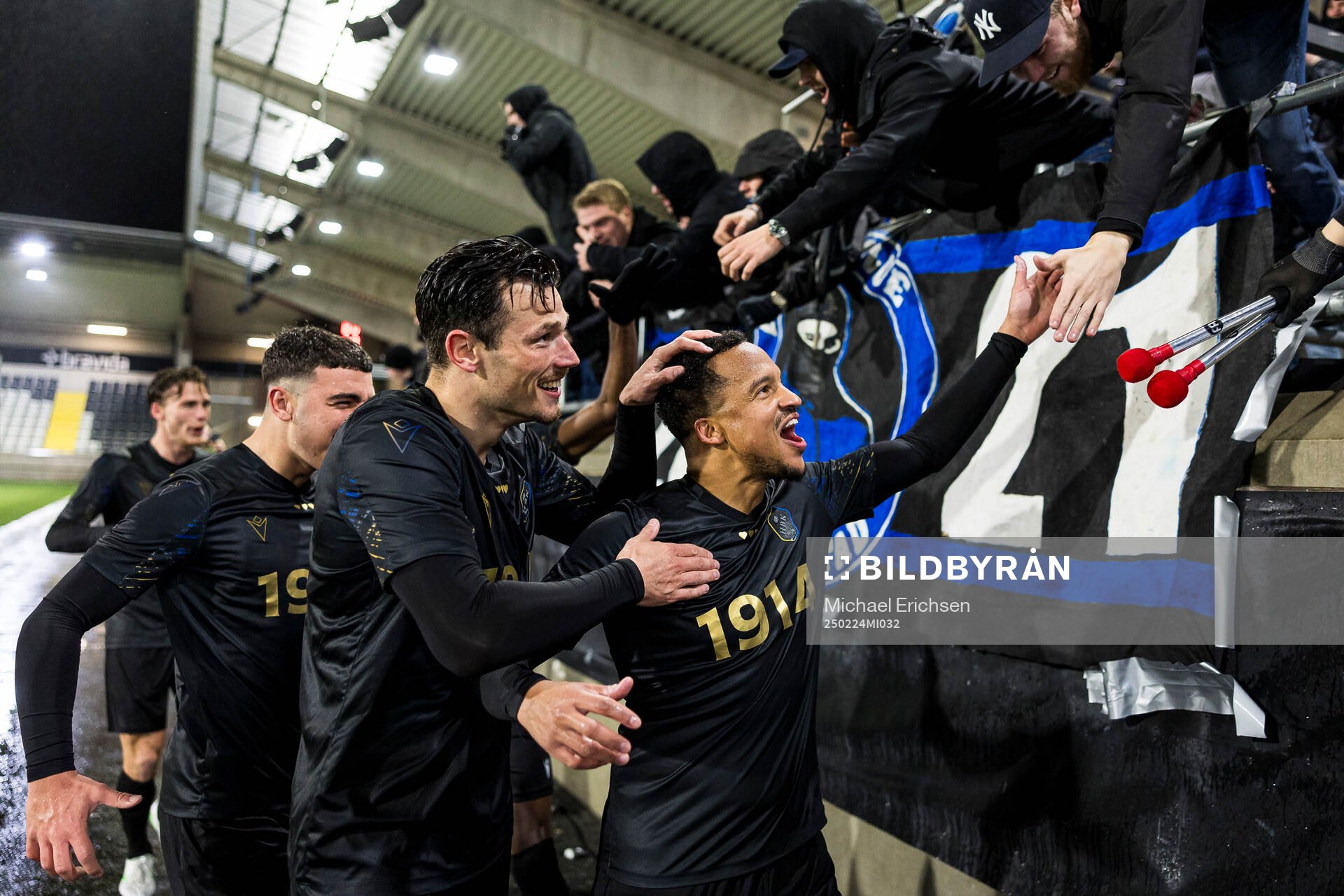 Halmstads Marcus Olsson jublar