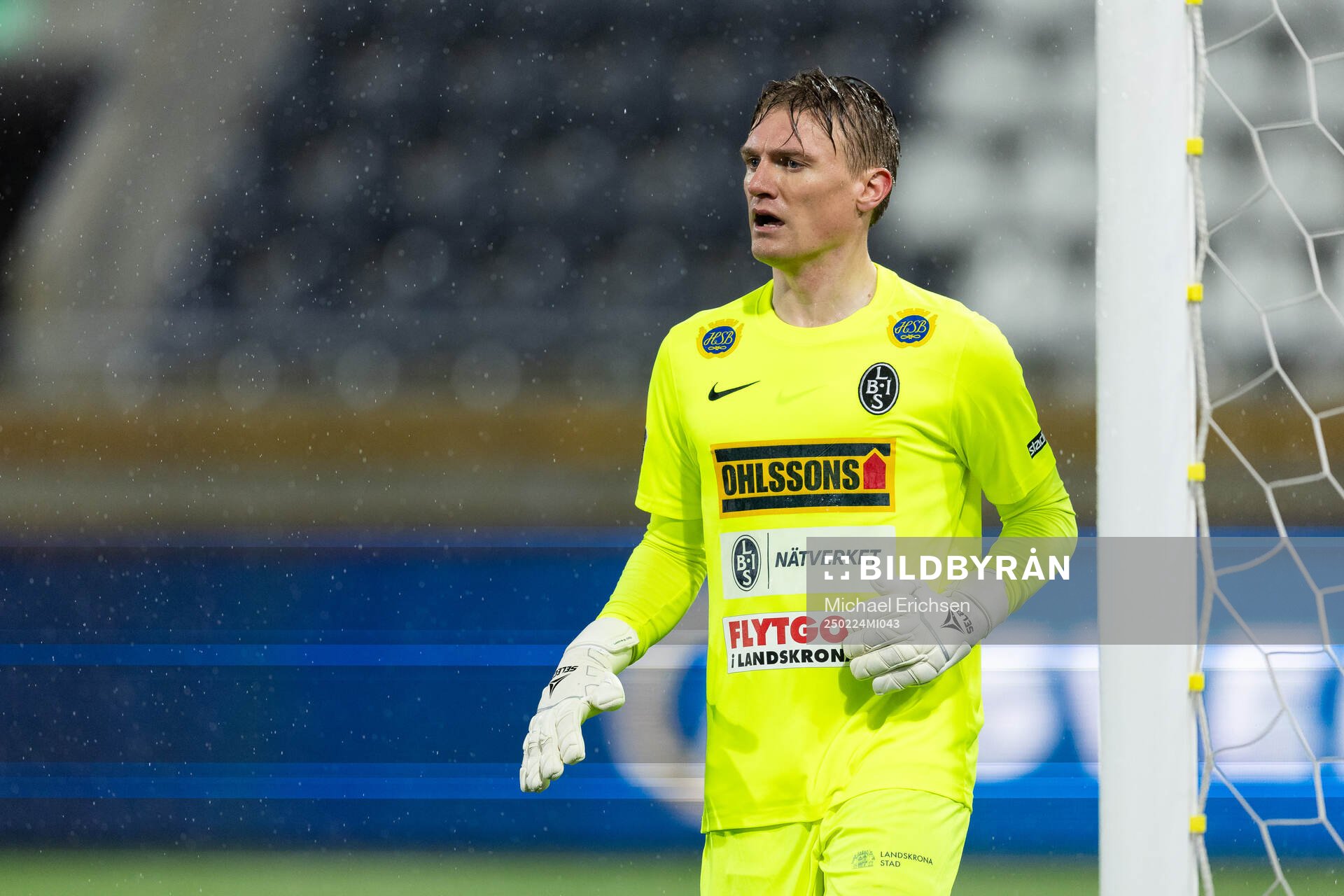 Landskronas målvakt Svante Hildeman