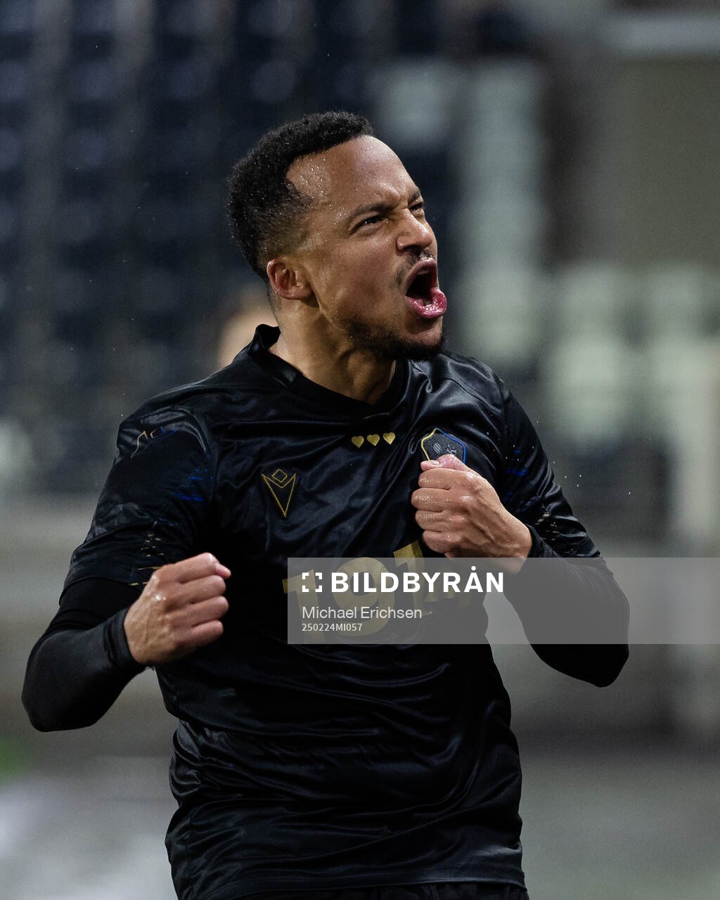 Halmstads Marcus Olsson jublar