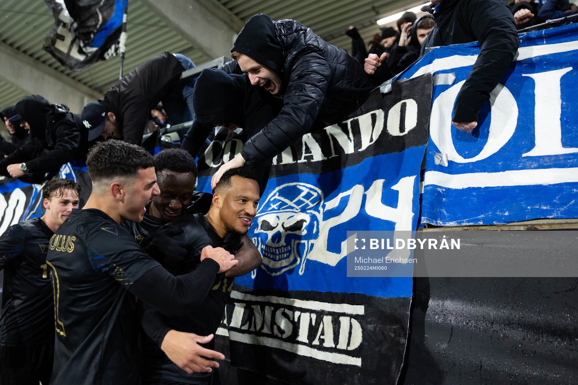 Halmstads Marcus Olsson jublar