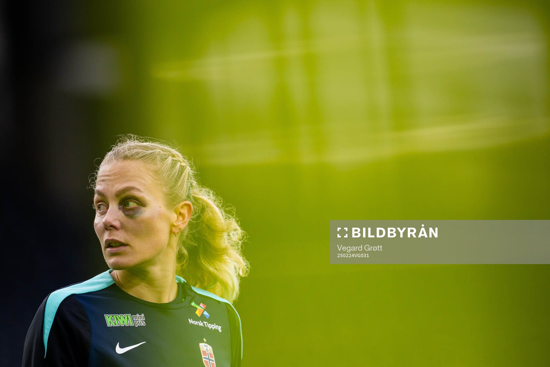Guro Bergsvand of the Norwegian women's national football