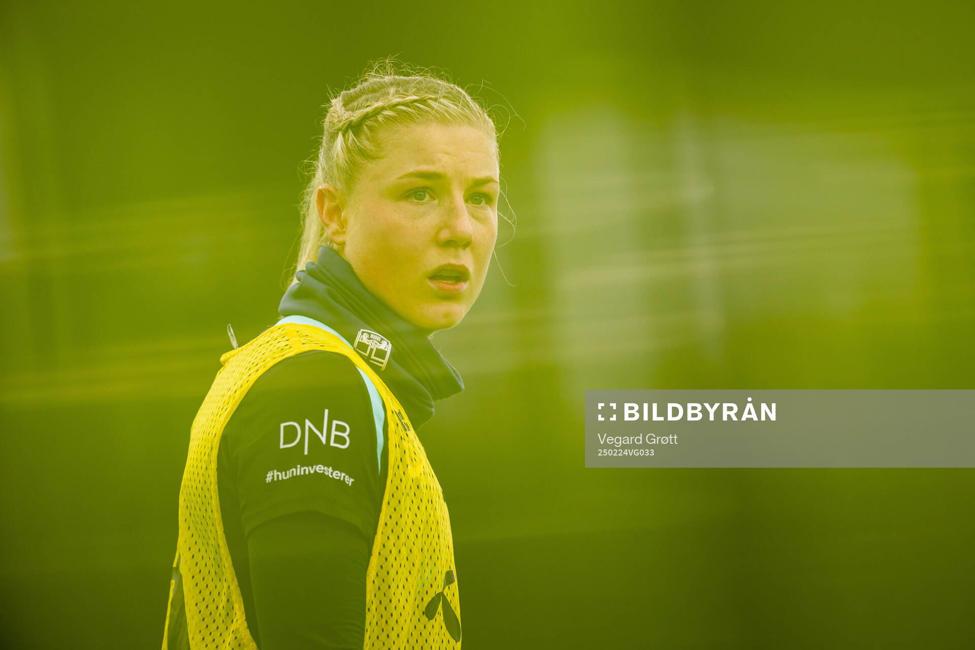 Sophie Román Haug of the Norwegian women's national