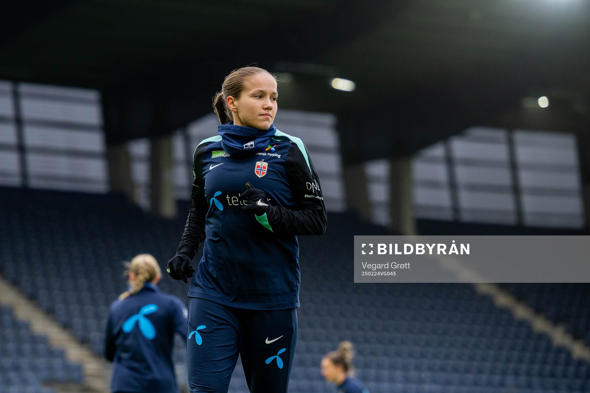 Guro Reiten of the Norwegian women's national football team