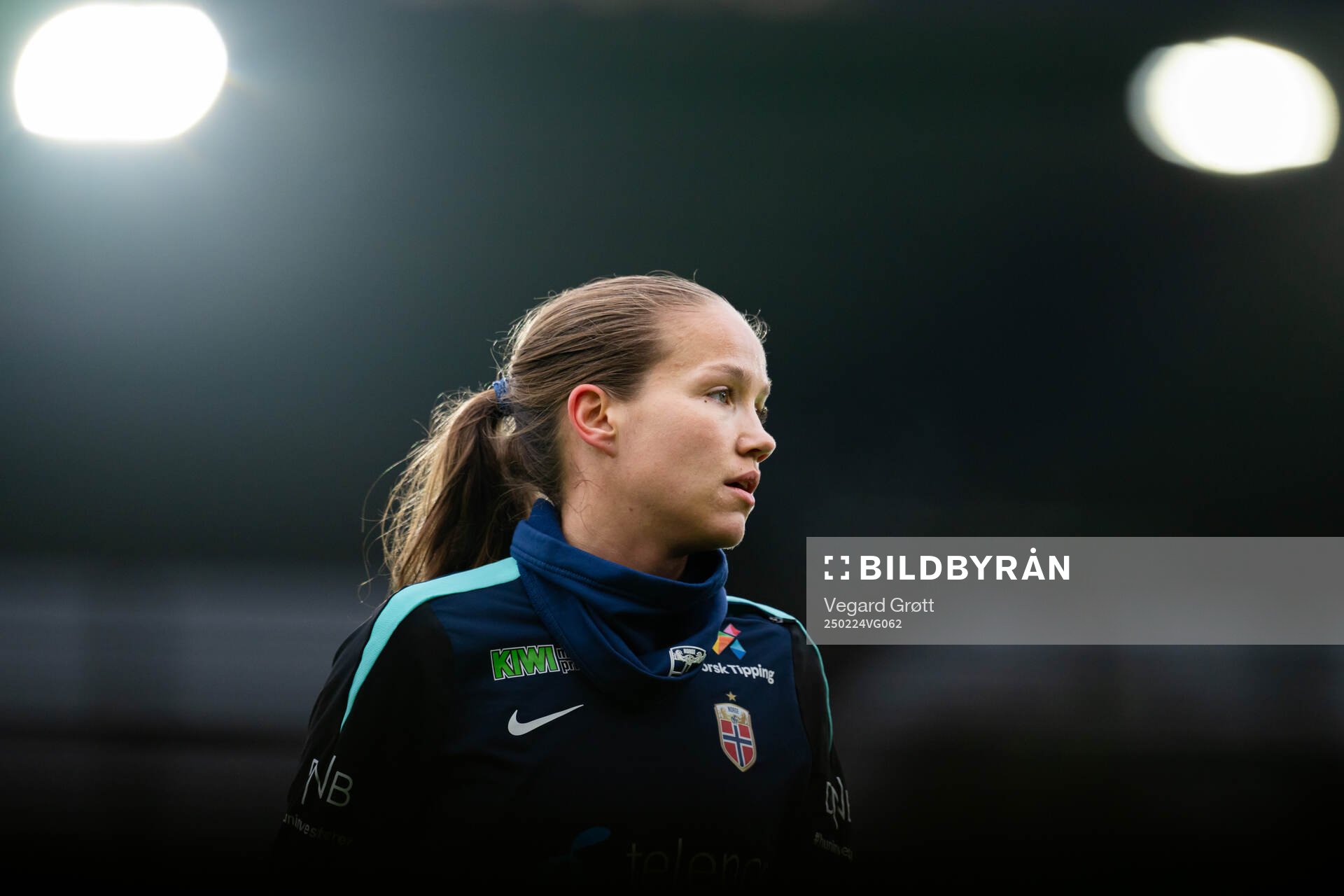 Guro Reiten of the Norwegian women's national football team