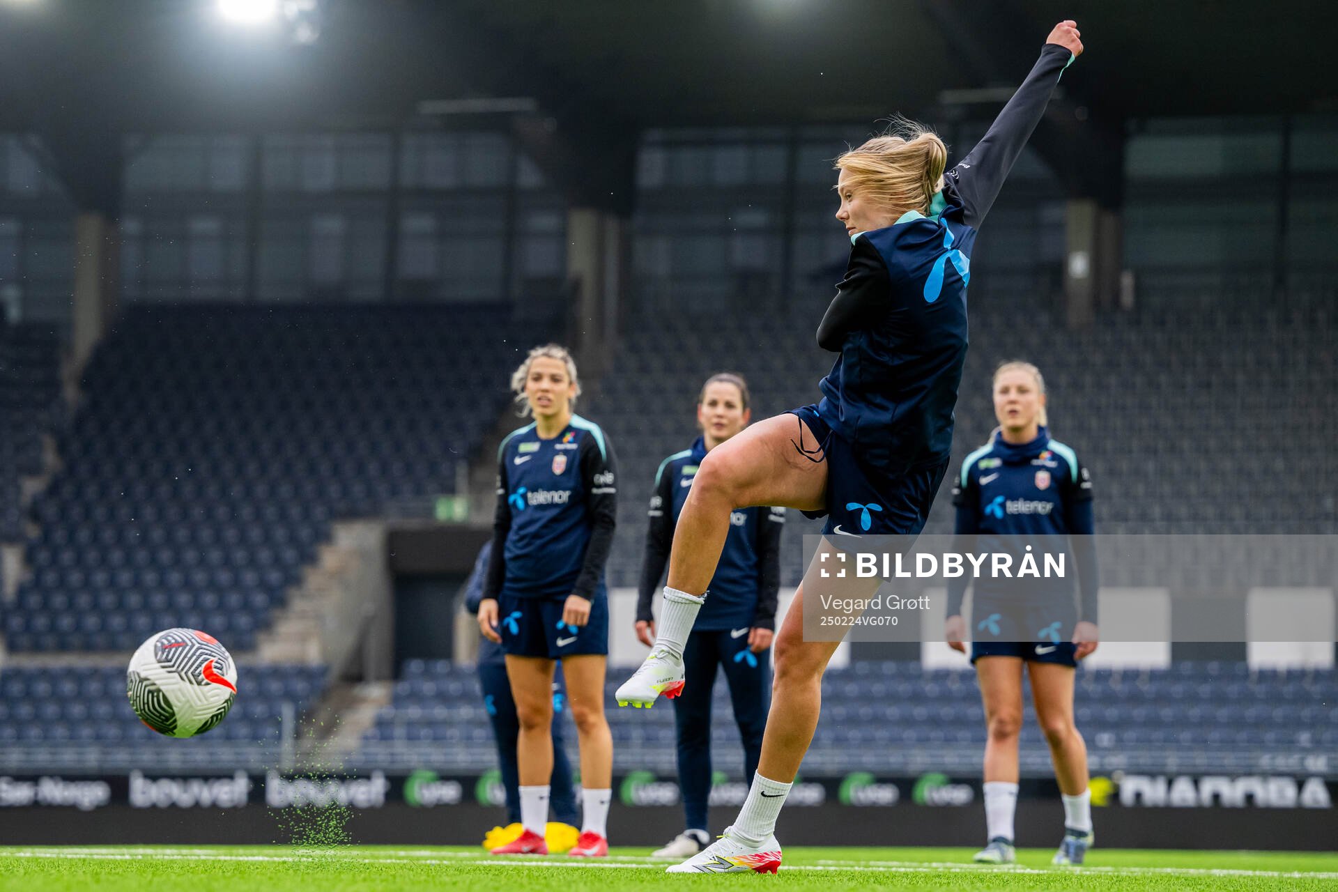 Synne Sofie Kinden Jensen of the Norwegian women's national