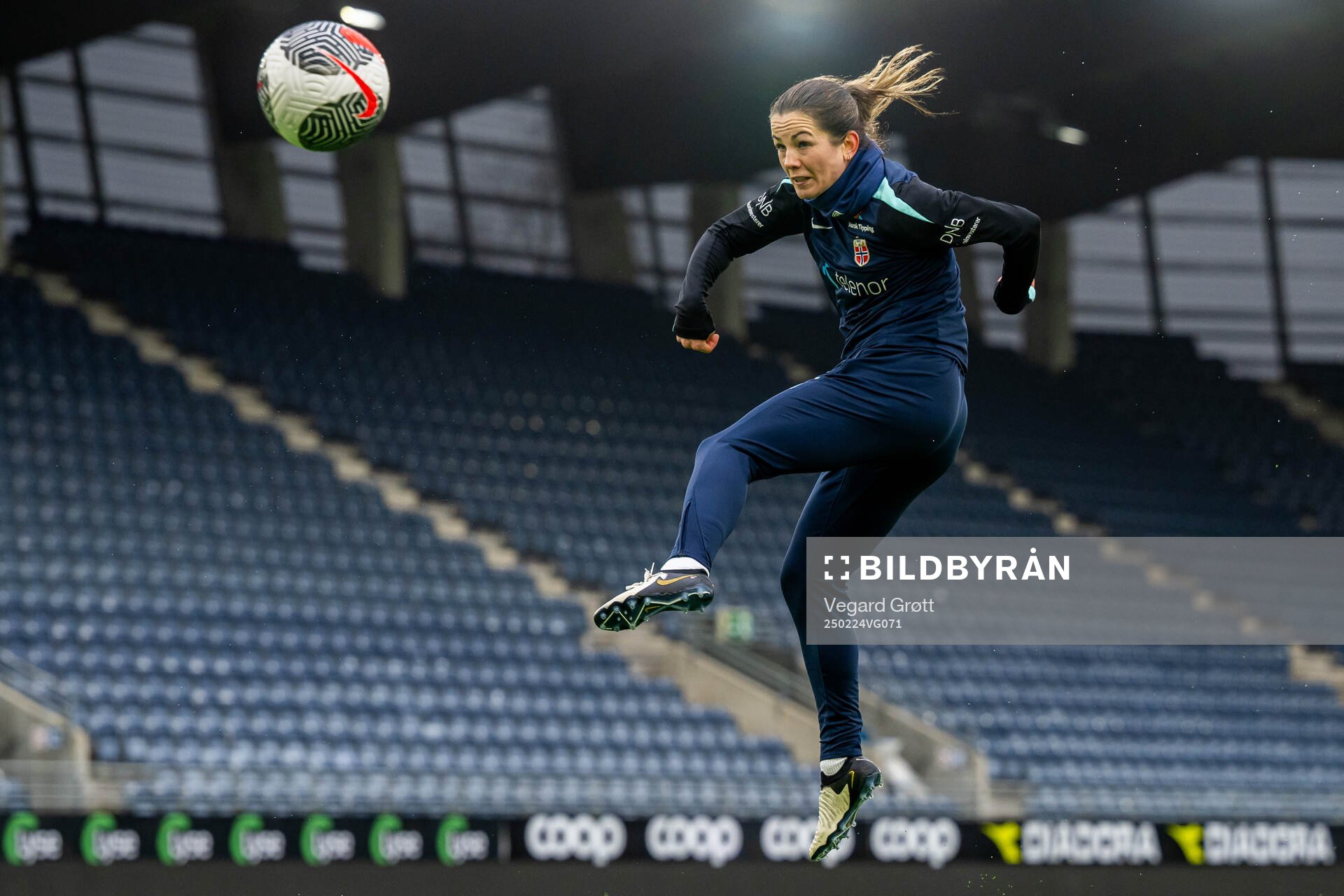 Tuva Hansen of the Norwegian women's national football team