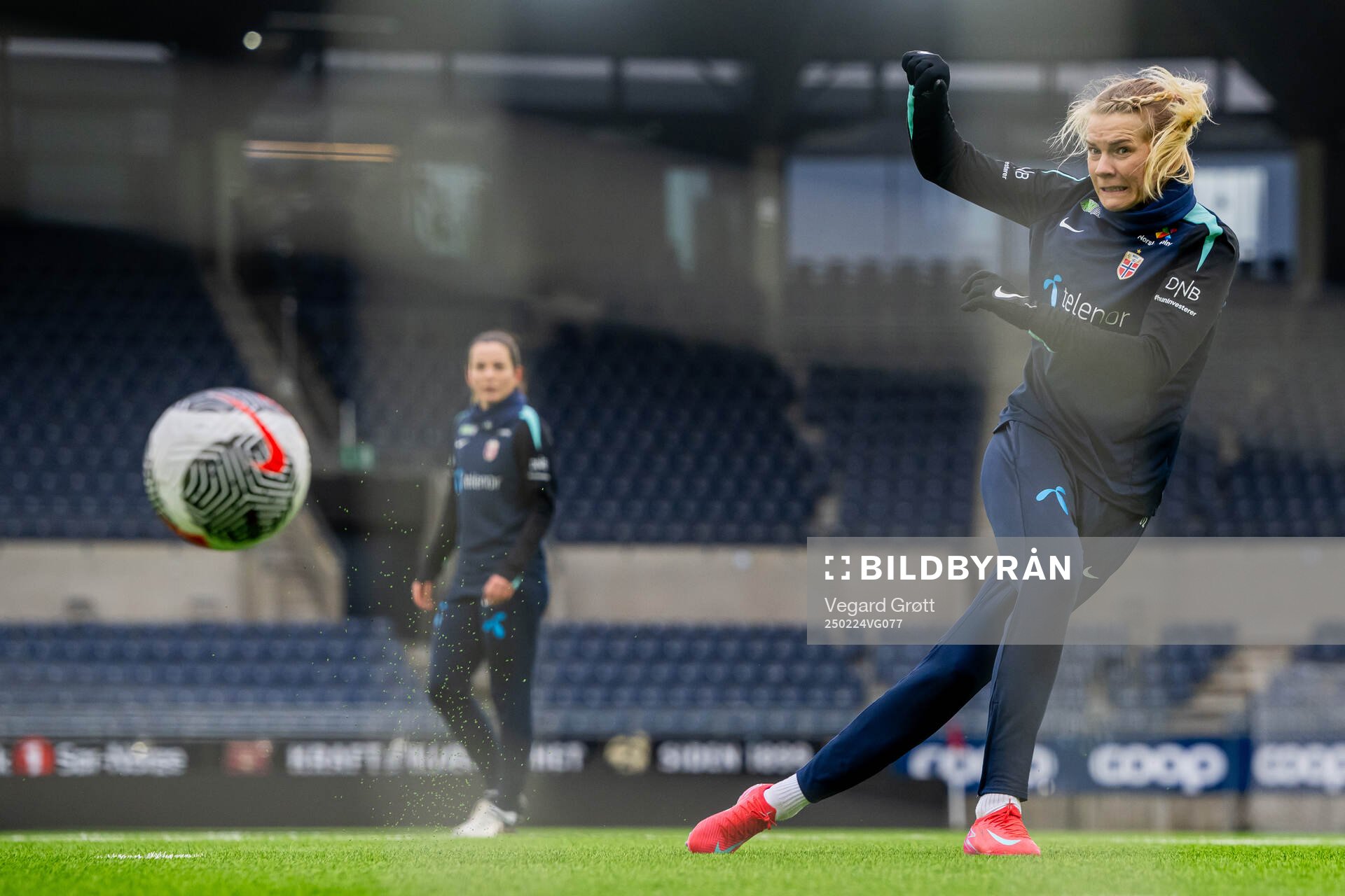 Ada Hegerberg of the Norwegian women's national football