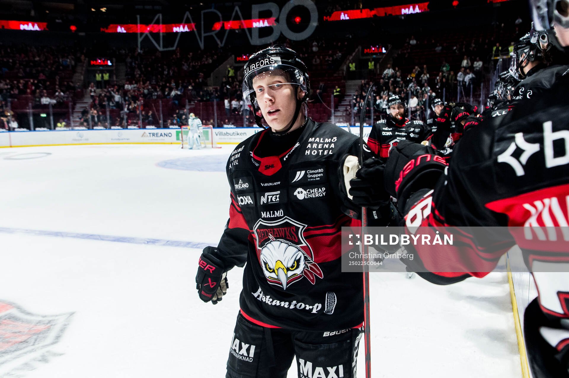 Malmö Redhawks Lassi Thomson jublar