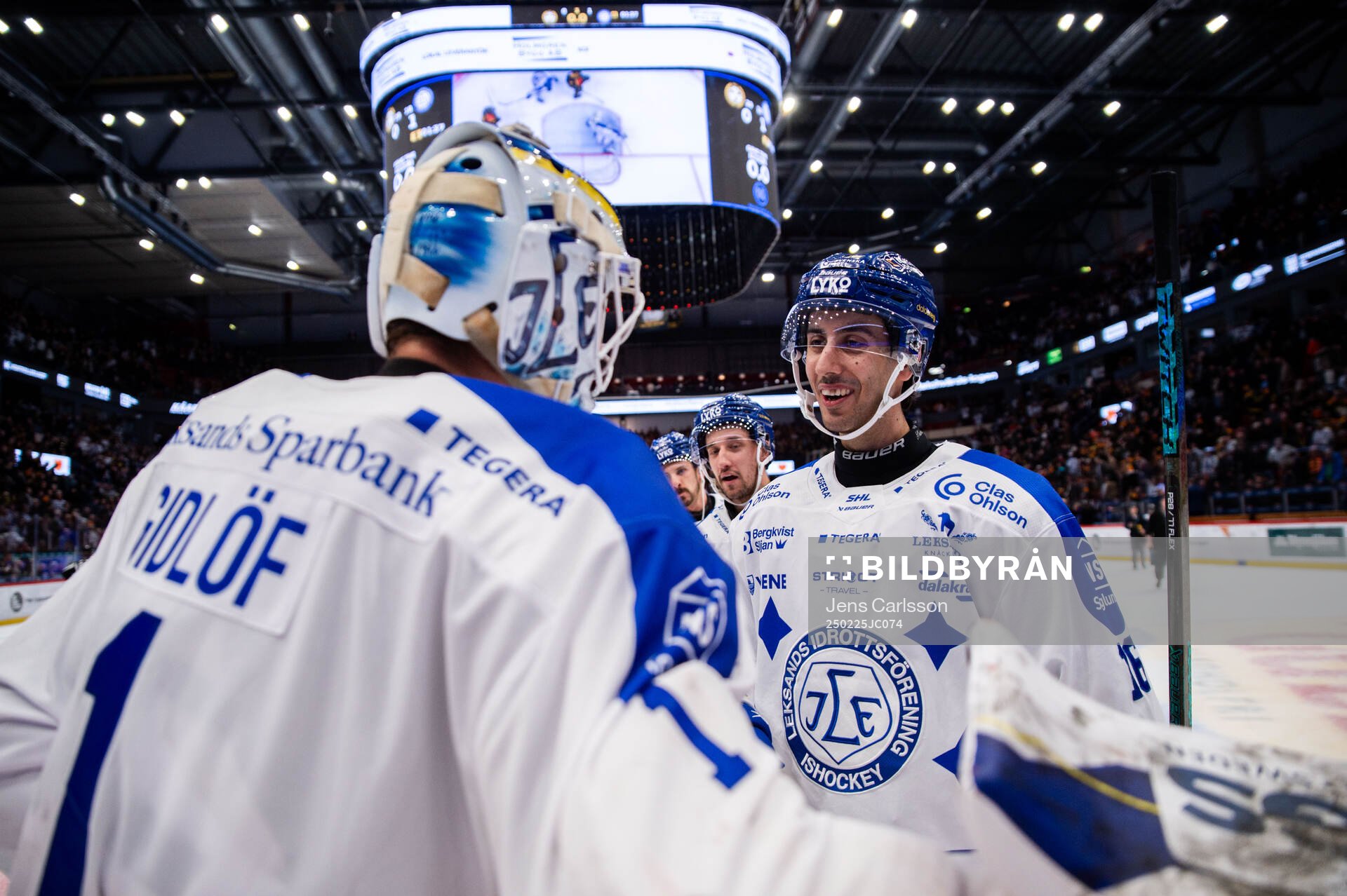 Leksands Marcus Karlström jublar
