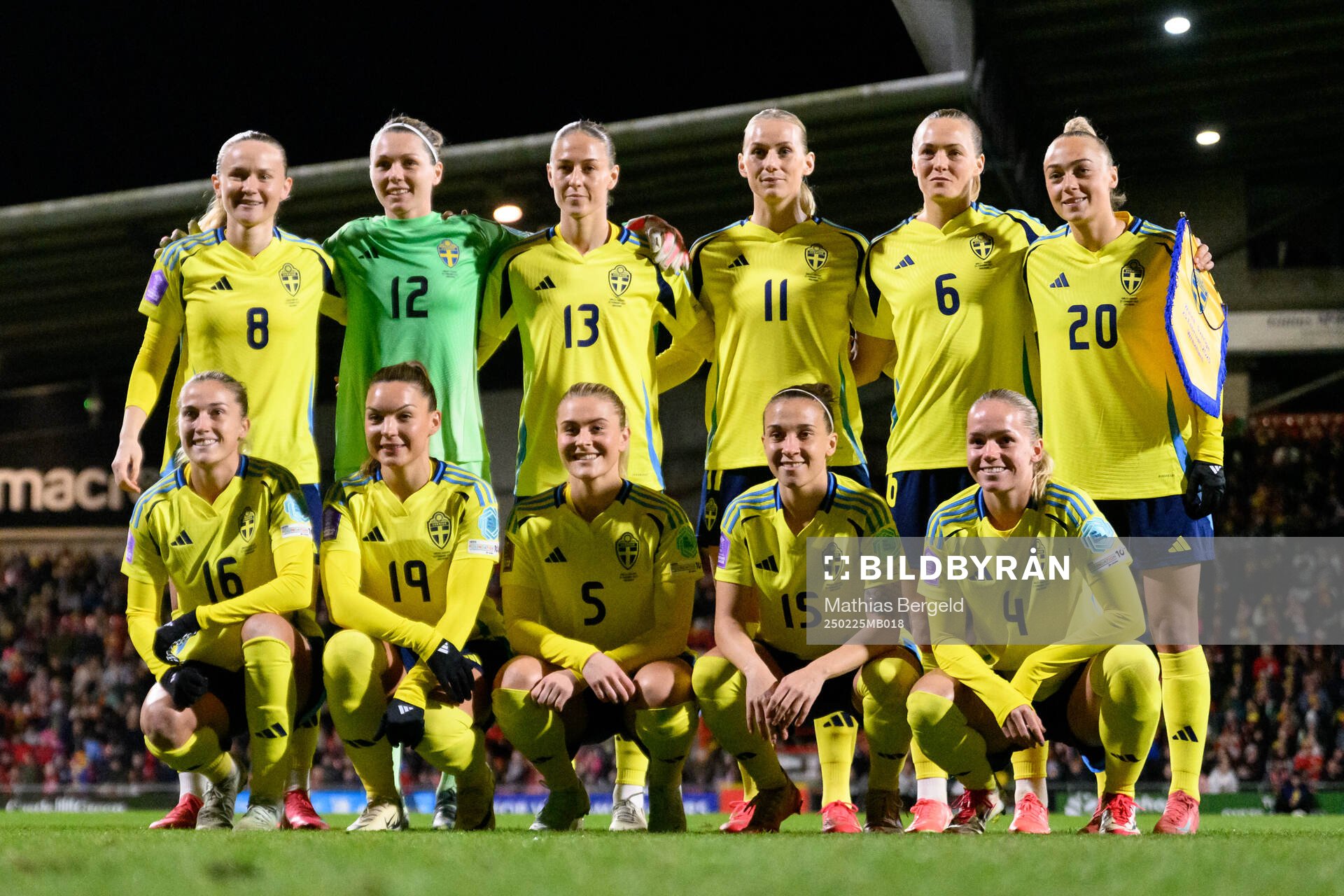 The Swedish staring eleven