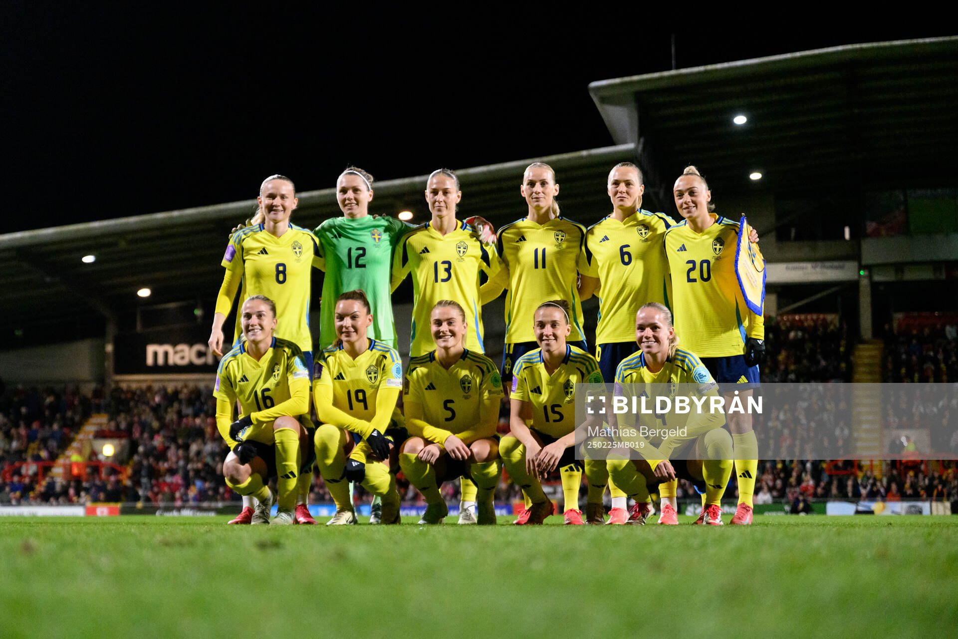The Swedish staring eleven