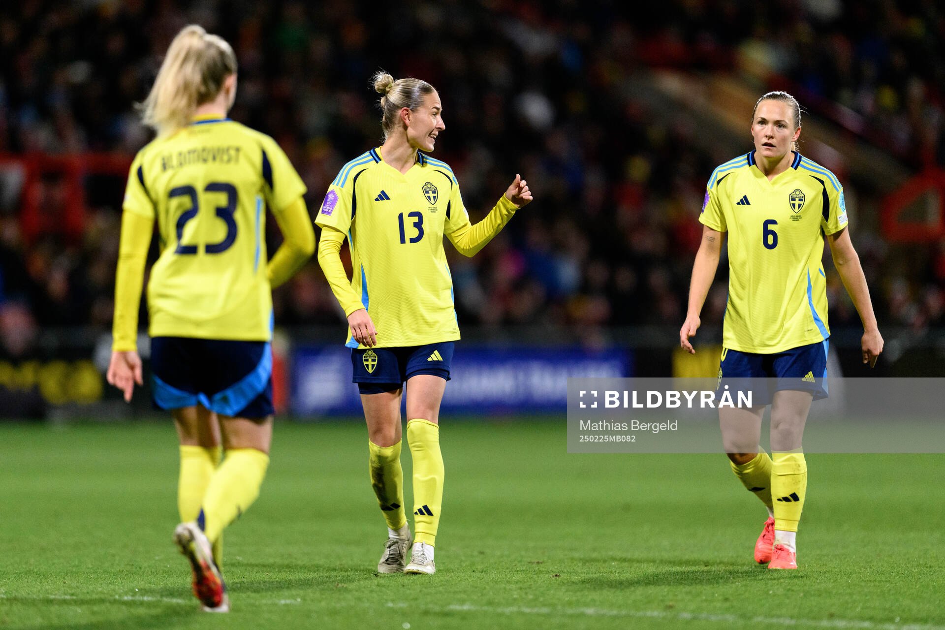 Emma Kullberg and Magdalena Eriksson of Sweden