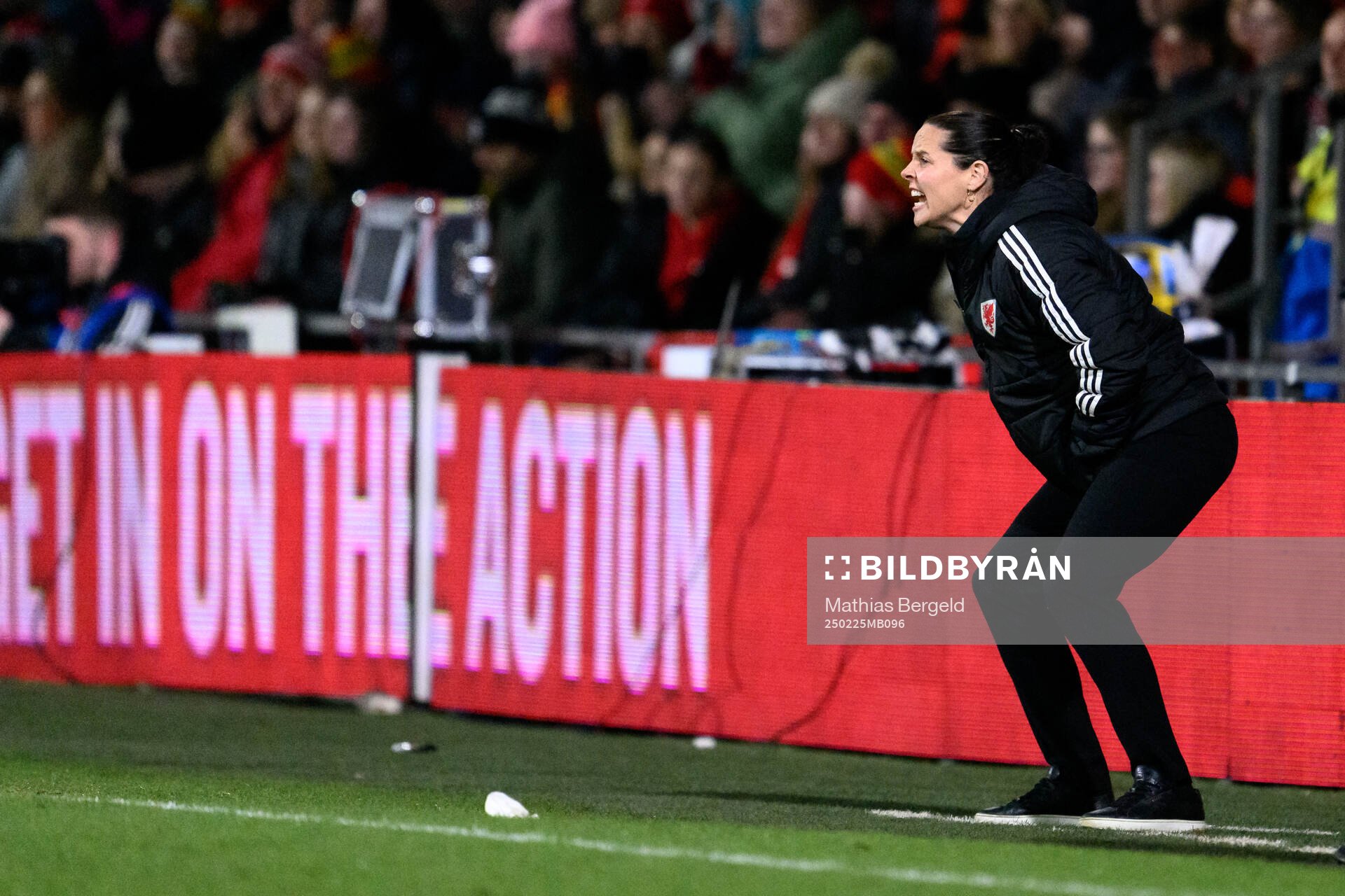 Head coach Rhian Wilkinson of Wales