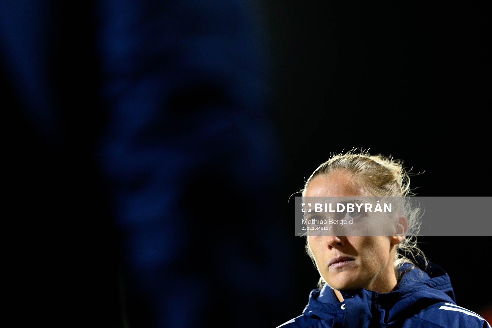 Filippa Angeldahl of Sweden is being interviewed
